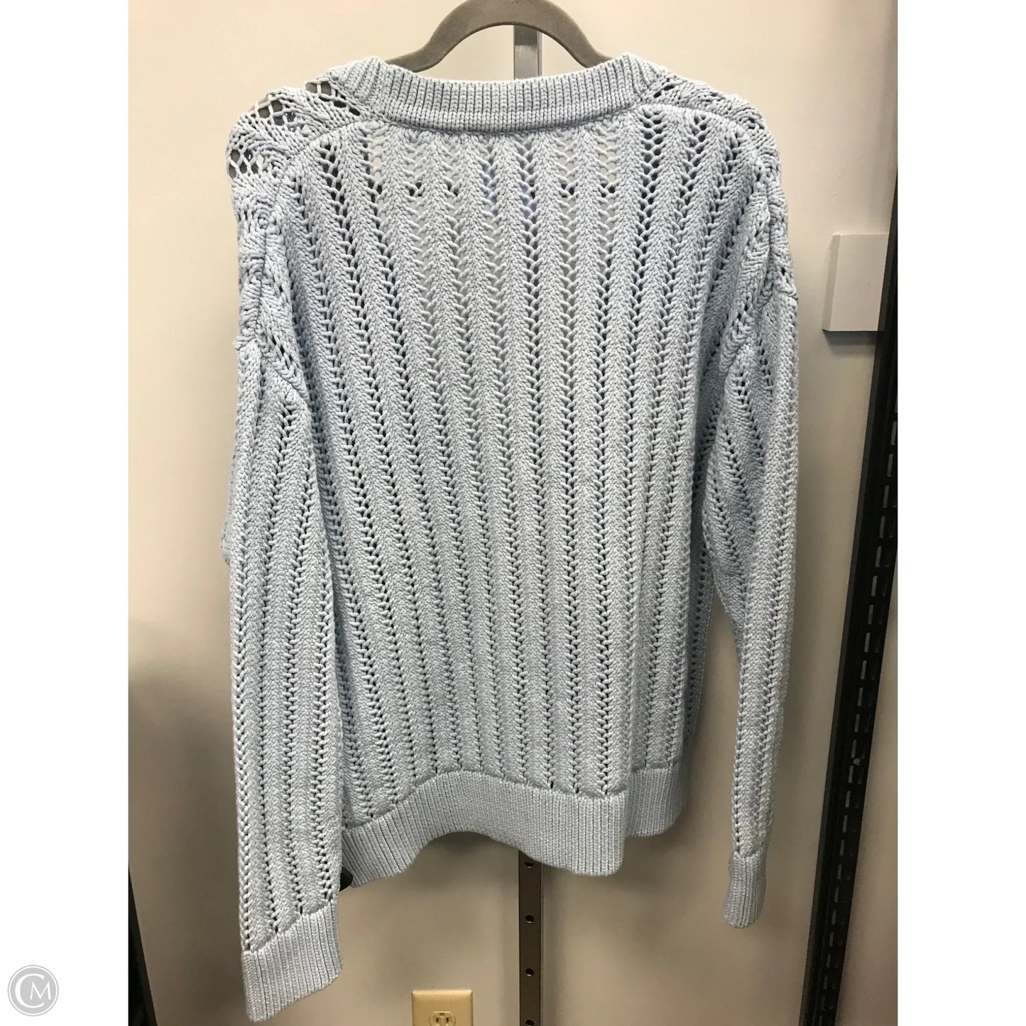 Sweater Cardigan By Haven In Blue, Size: Xl