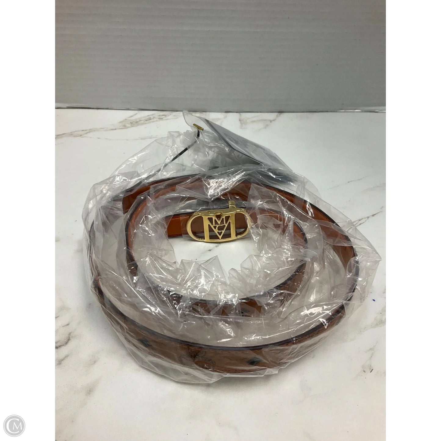 Belt Luxury Designer By Mcm, Size: Small