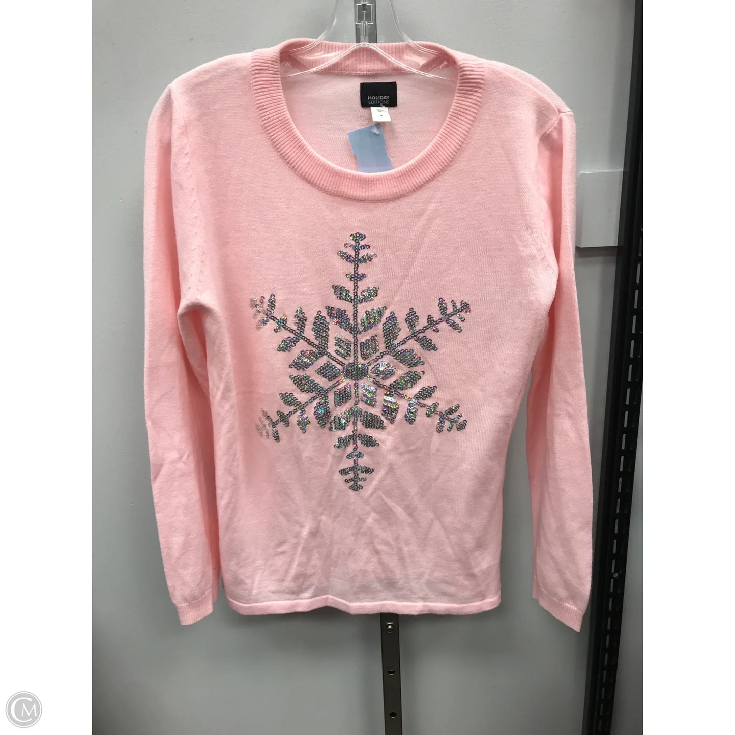 Sweater By Clothes Mentor In Pink, Size: M