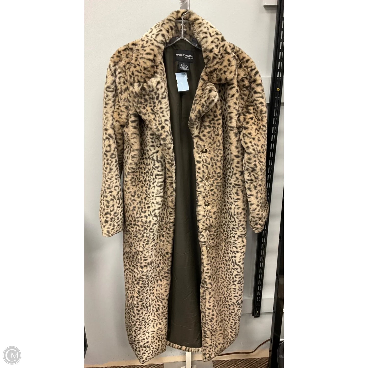 Coat Faux Fur & Sherpa By Cmc In Animal Print, Size: Xs