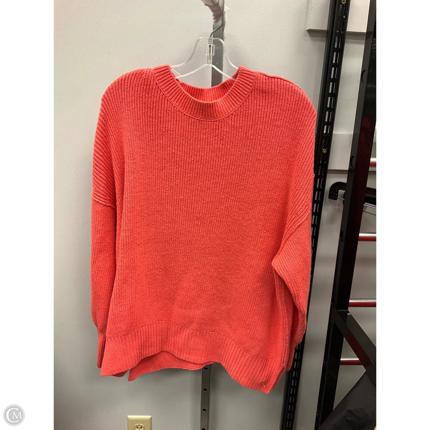 Sweater By Lucky Brand In Orange, Size: M