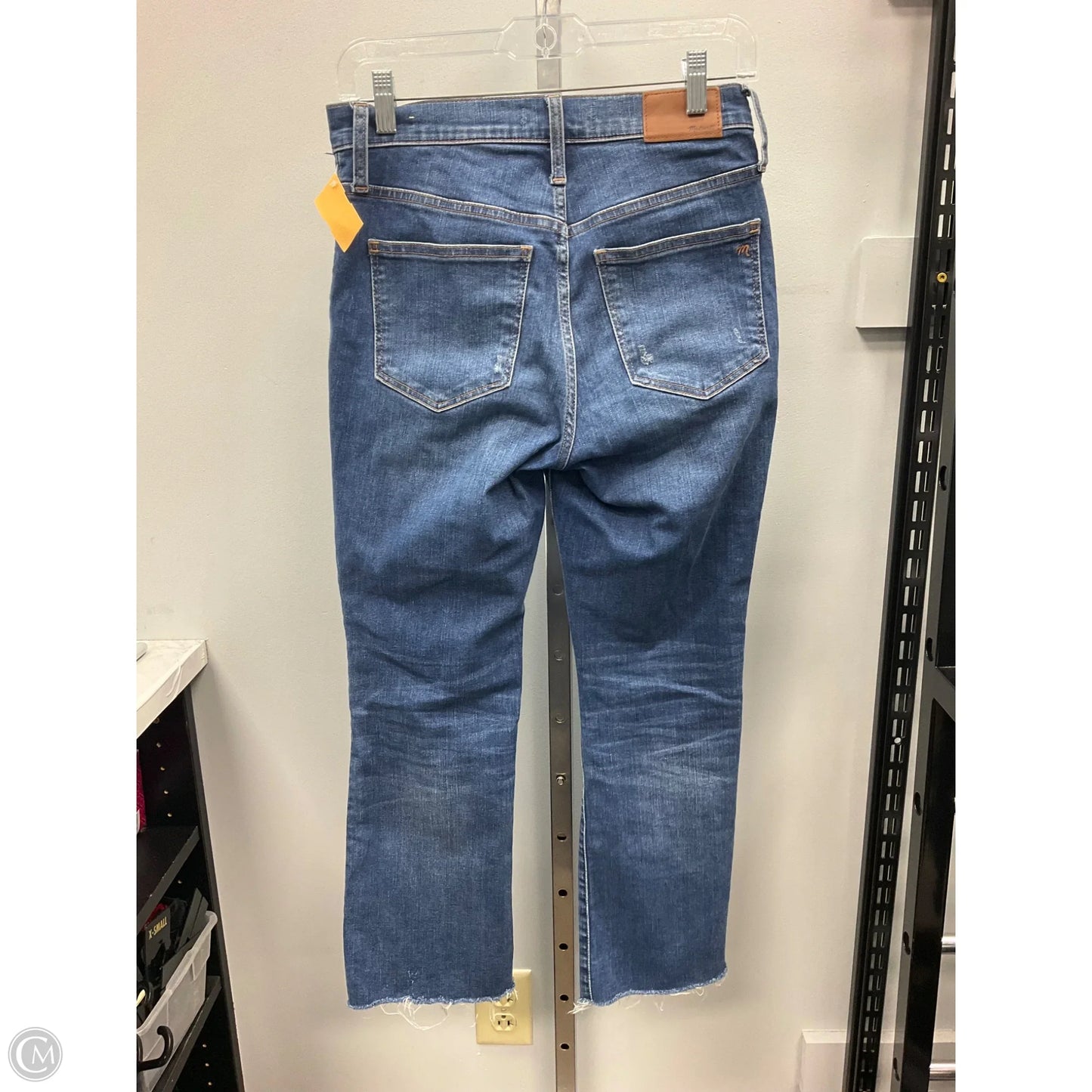 Jeans Straight By Madewell In Blue Denim, Size: 2