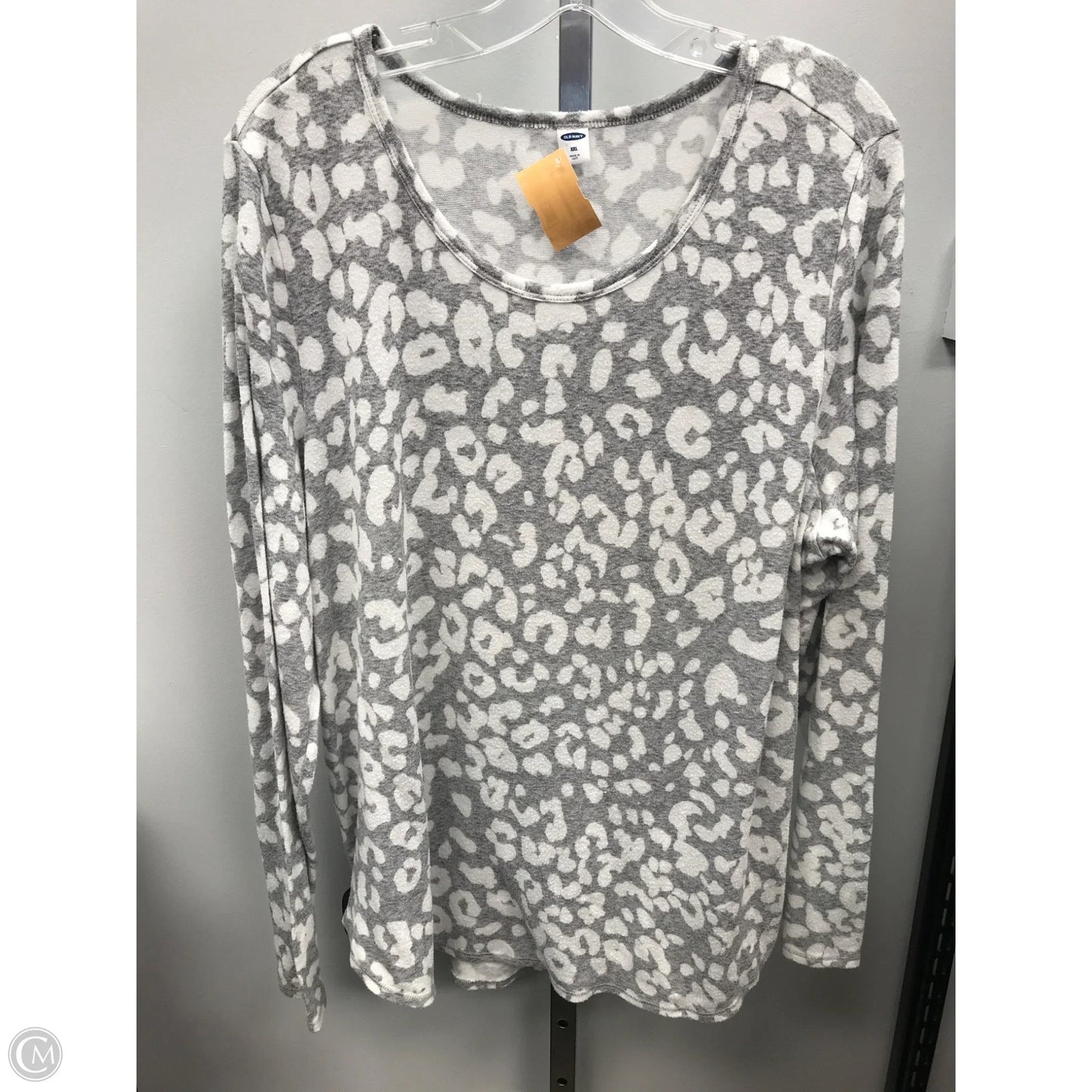 Top Long Sleeve By Old Navy In Animal Print, Size: Xxl