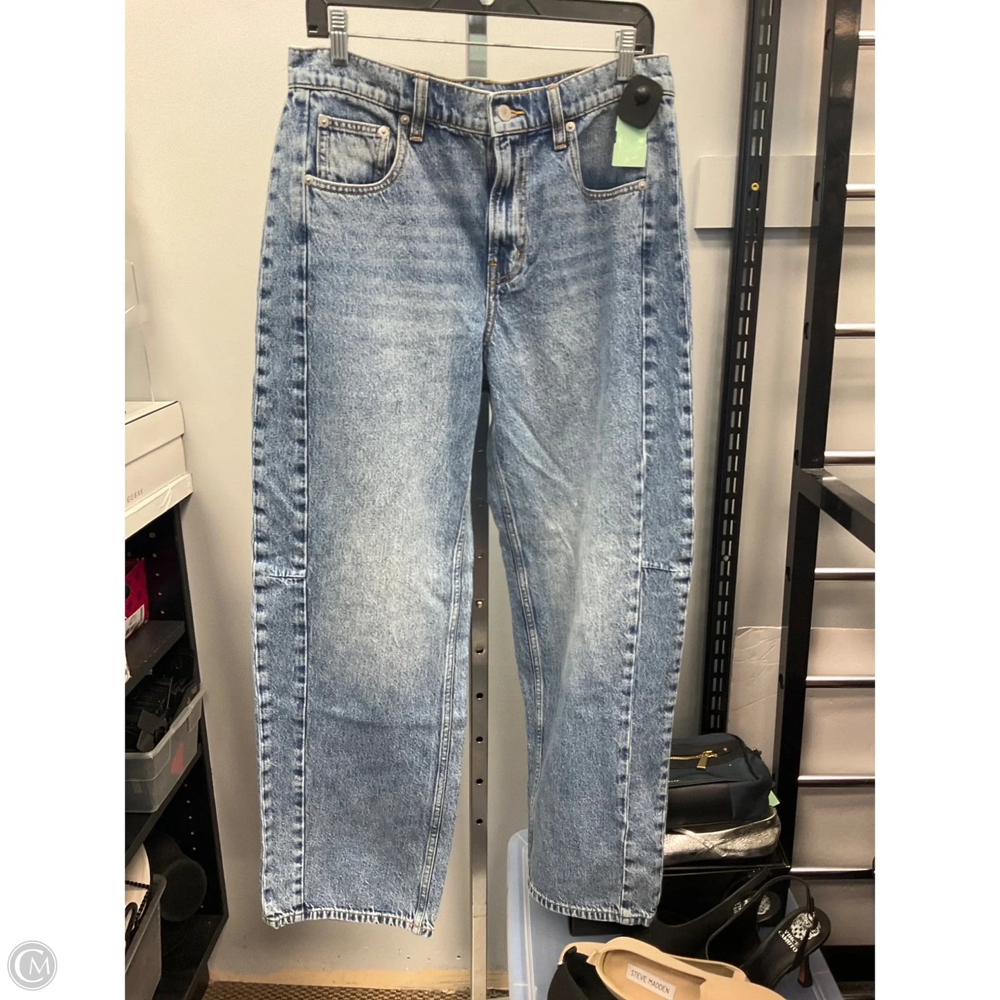 Jeans Wide Leg By Lucky Brand In Blue Denim, Size: 8