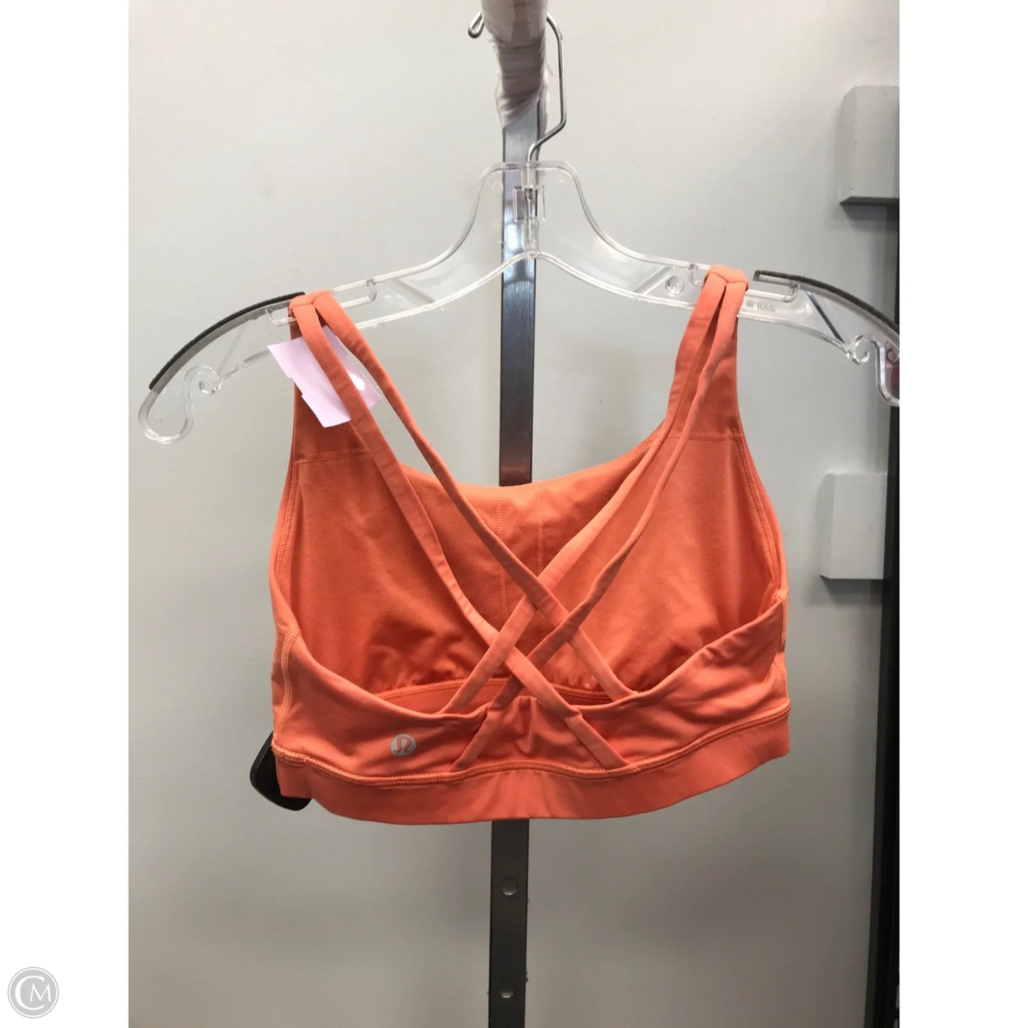 Athletic Bra By Lululemon In Orange, Size: 6