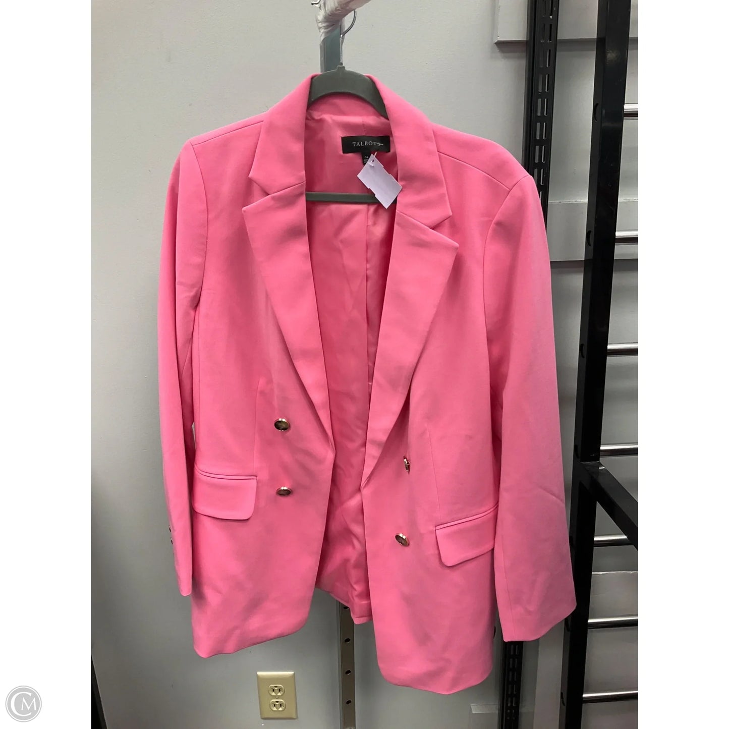 Blazer By Talbots In Pink, Size: 14