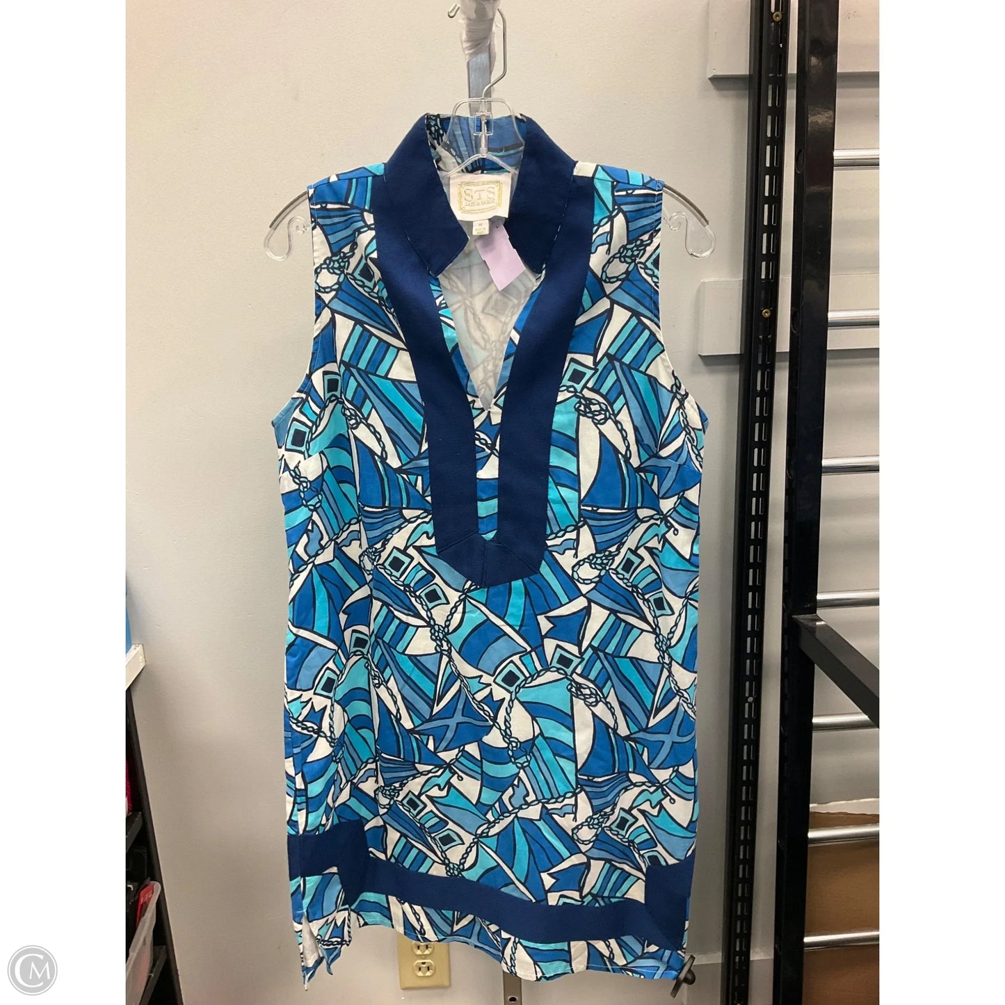 Dress Casual Short By Sail To Sable In Blue, Size: M