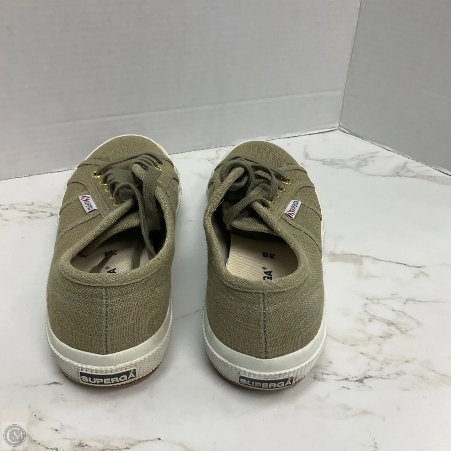 Shoes Sneakers By Superga In Green, Size: 7.5