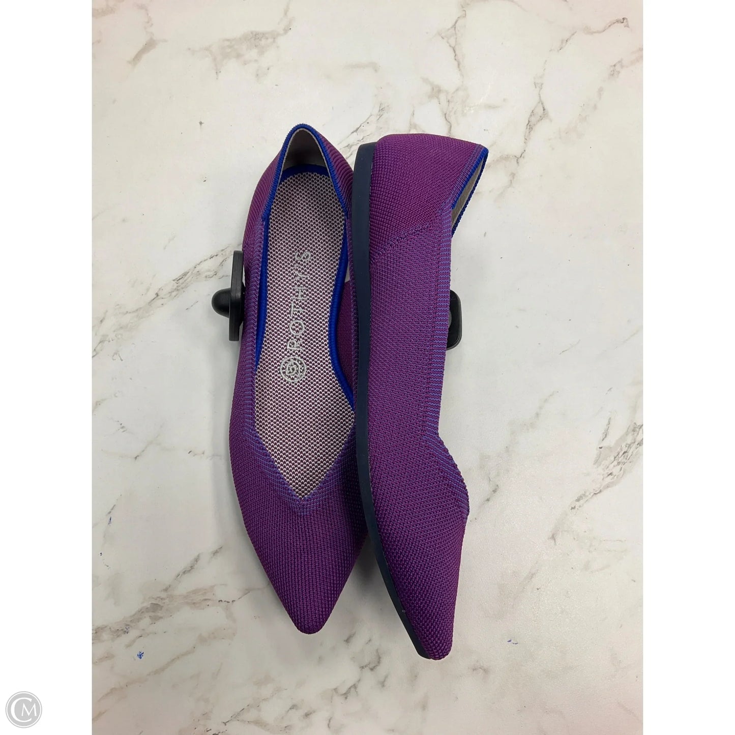 Shoes Flats By Rothys In Purple, Size: 8.5