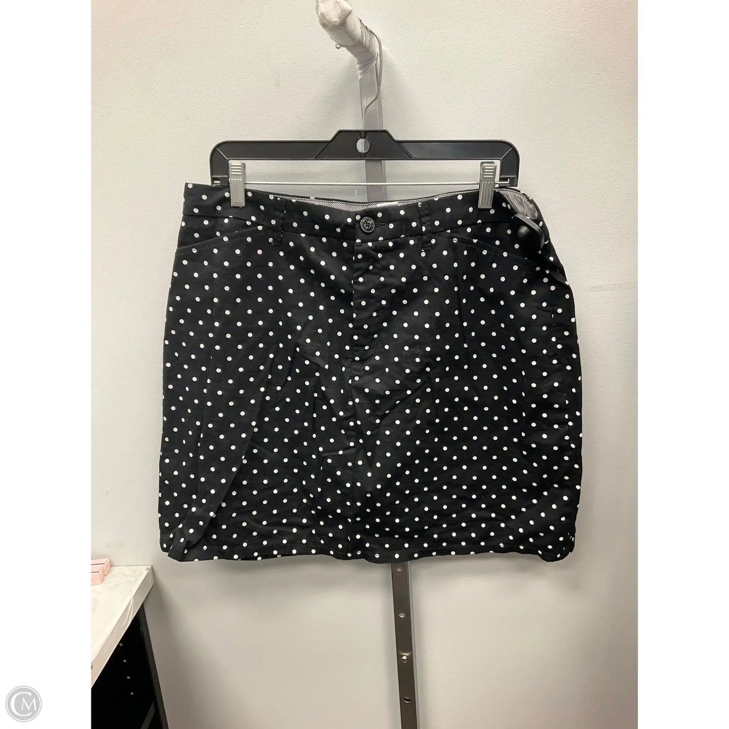 Skort By Croft And Barrow In Polkadot Pattern, Size: 16