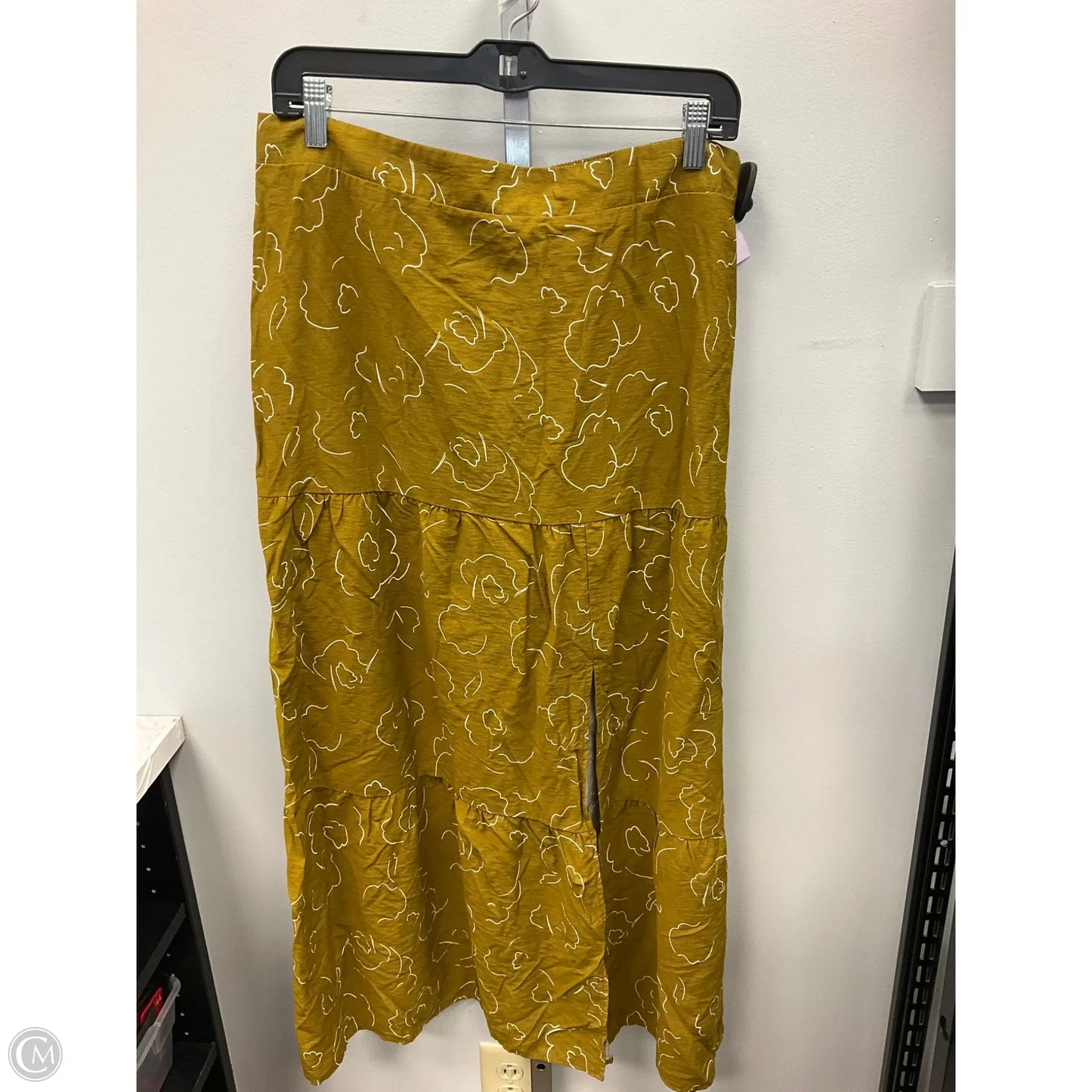 Skirt Midi By Nine West In Green, Size: L