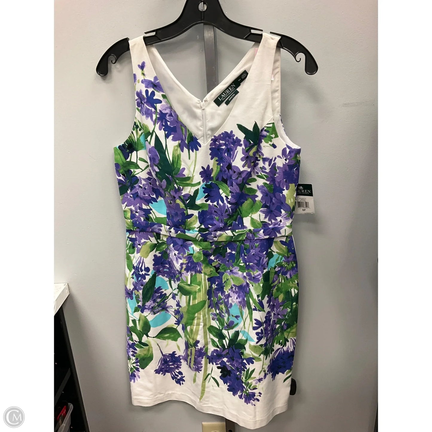 Dress Casual Short By Lauren By Ralph Lauren In Floral Print, Size: 6p