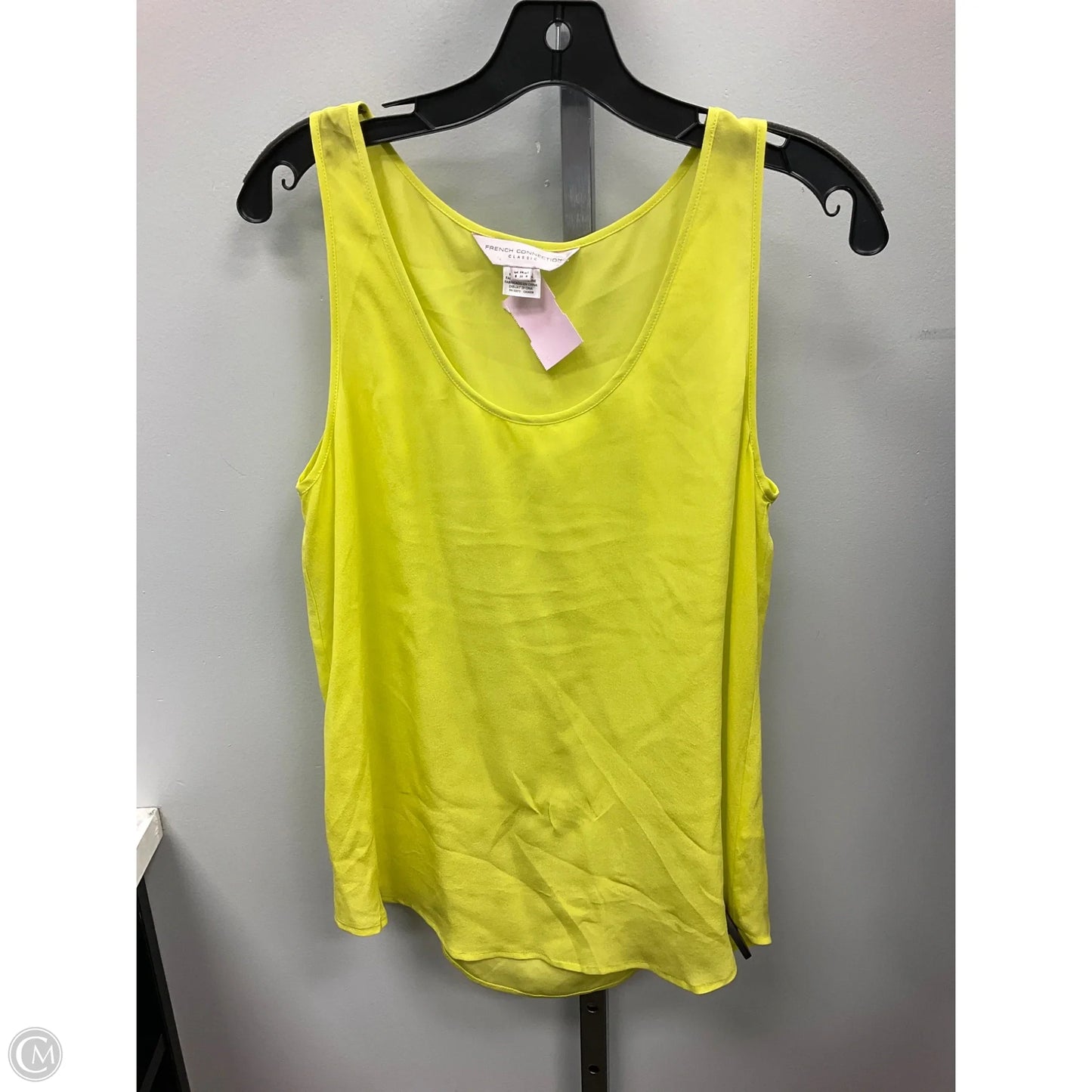 Top Sleeveless By French Connection In Chartreuse, Size: 4