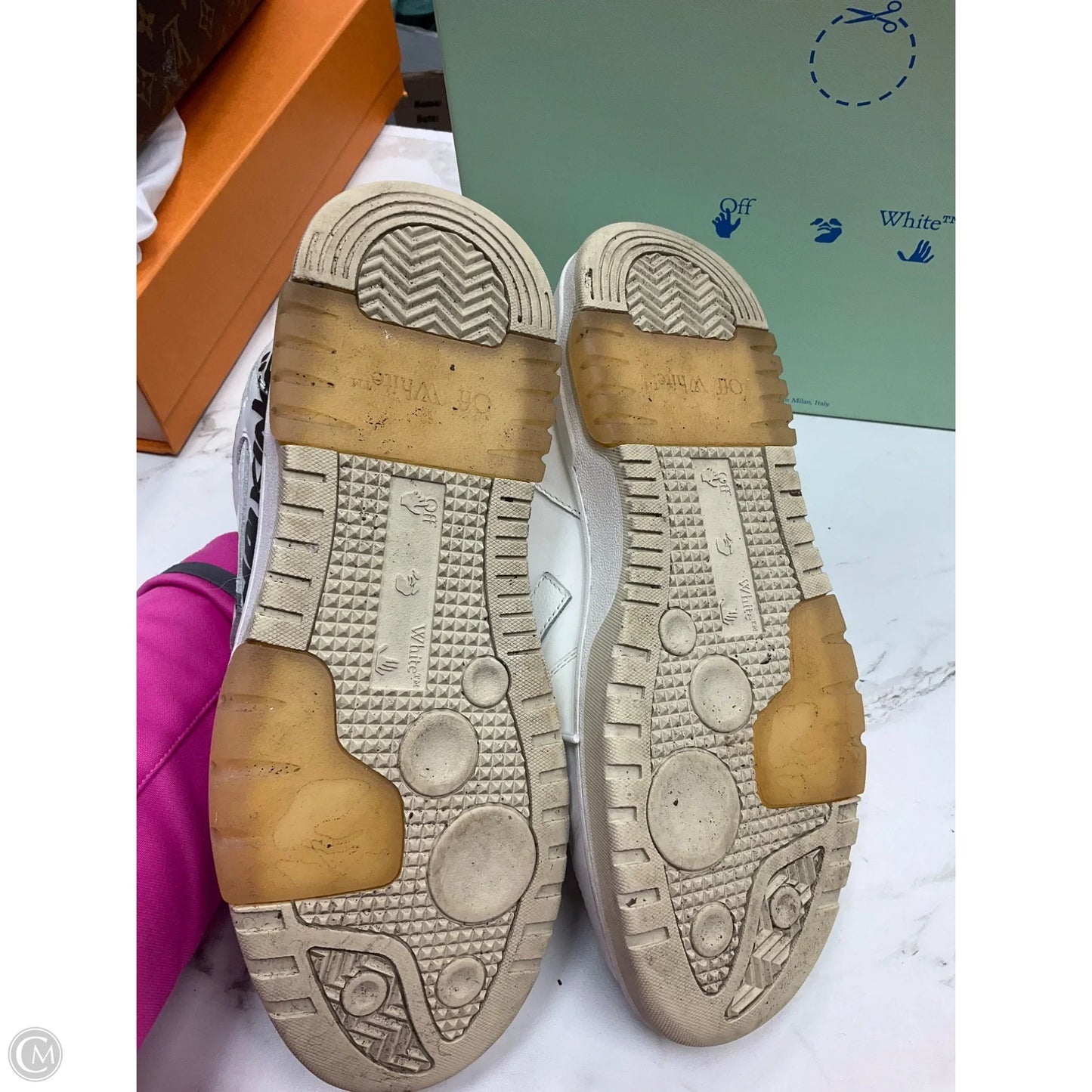 Shoes Luxury Designer By Off-white In White, Size: 8