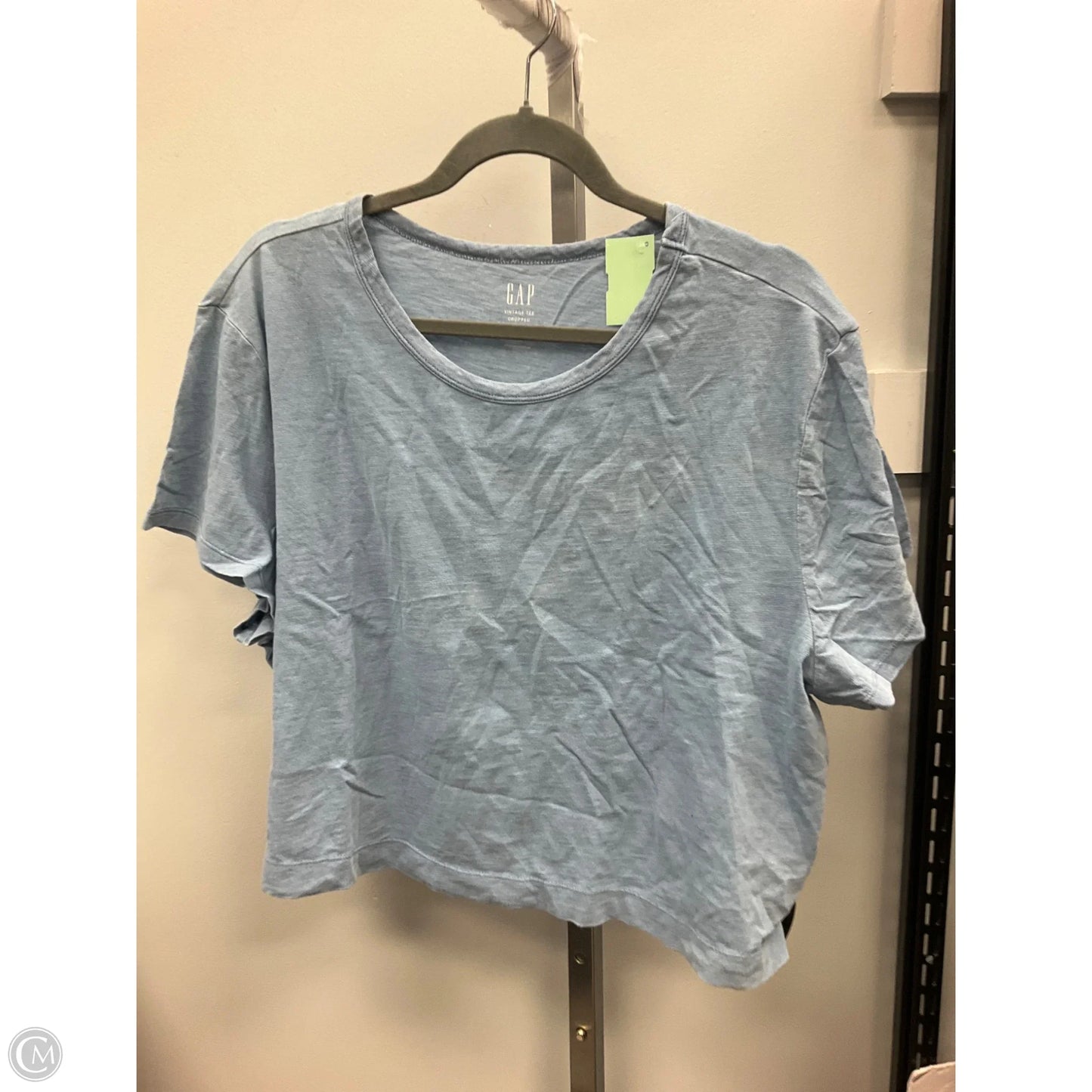 Top Short Sleeve By Gap In Blue, Size: Xxl