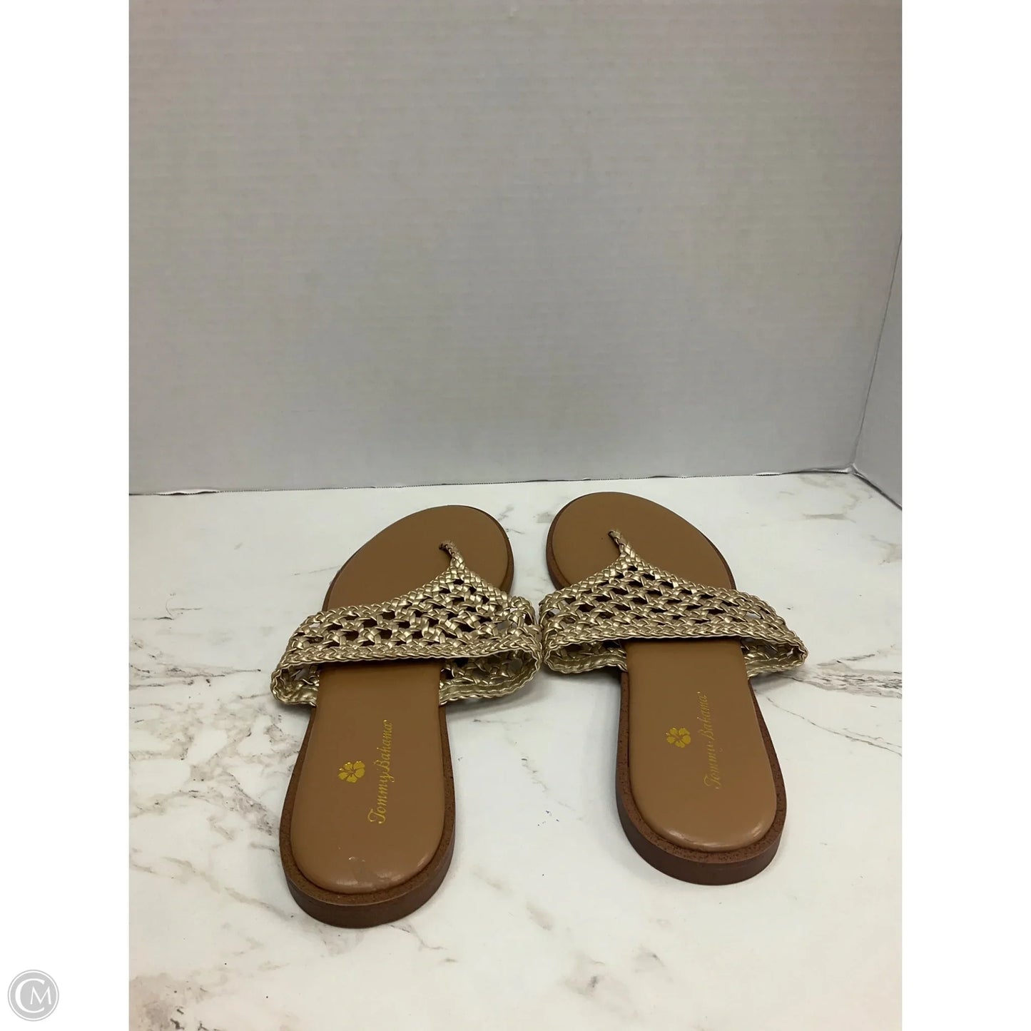 Sandals Flats By Tommy Bahama In Gold, Size: 9