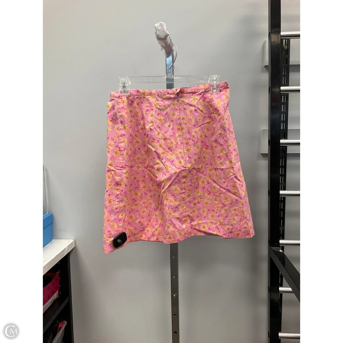 Skirt Designer By Lilly Pulitzer In Pink & Yellow, Size: 12