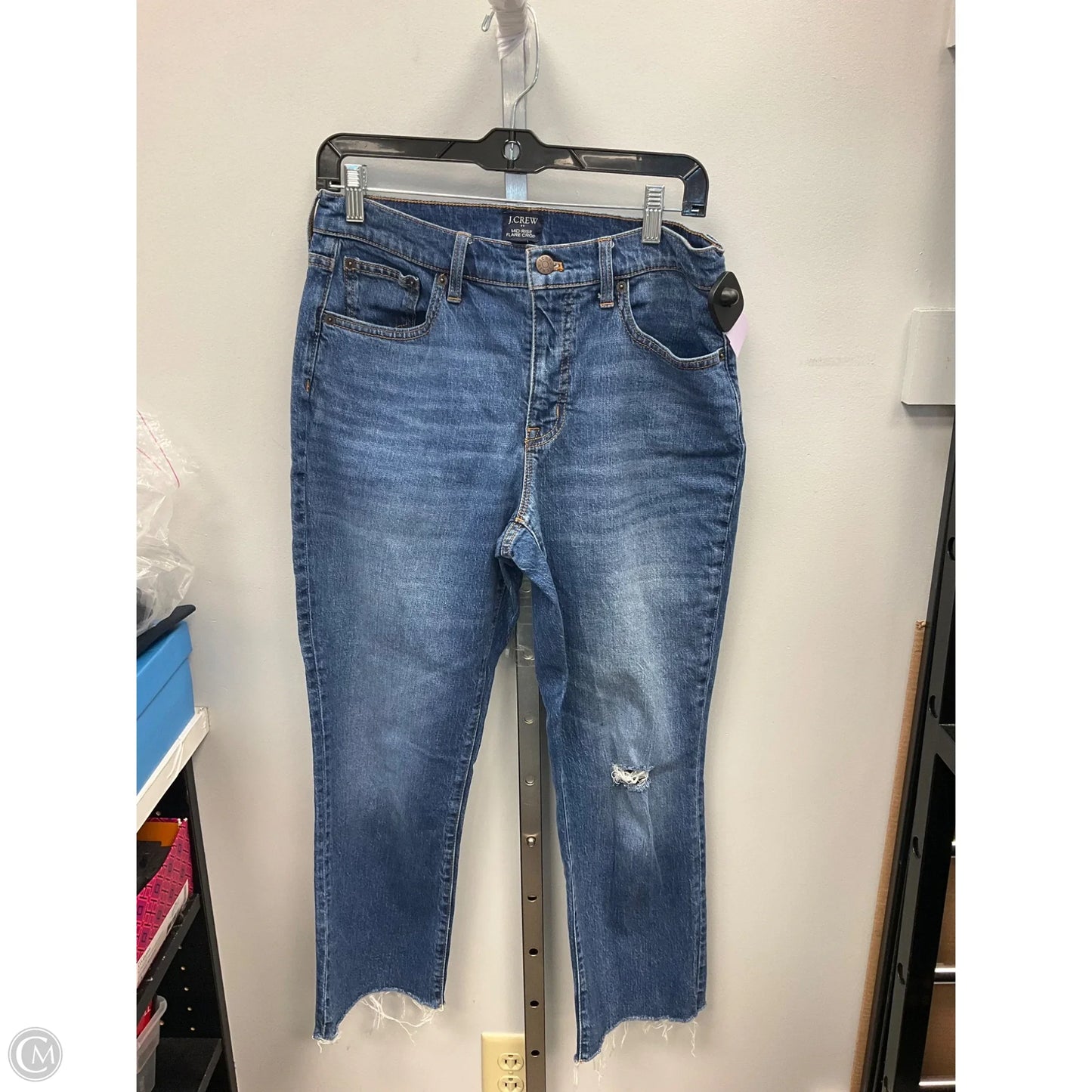 Jeans Cropped By J. Crew In Blue, Size: 6