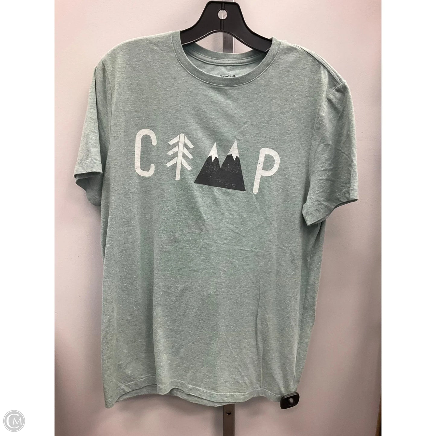 Top Short Sleeve By Clothes Mentor In Green, Size: M