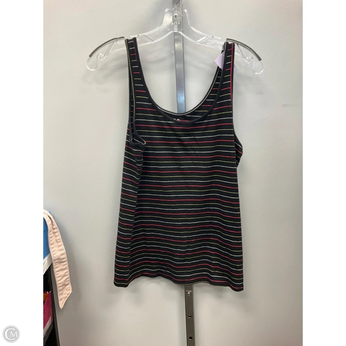 Tank Top By Apt 9 In Striped Pattern, Size: M
