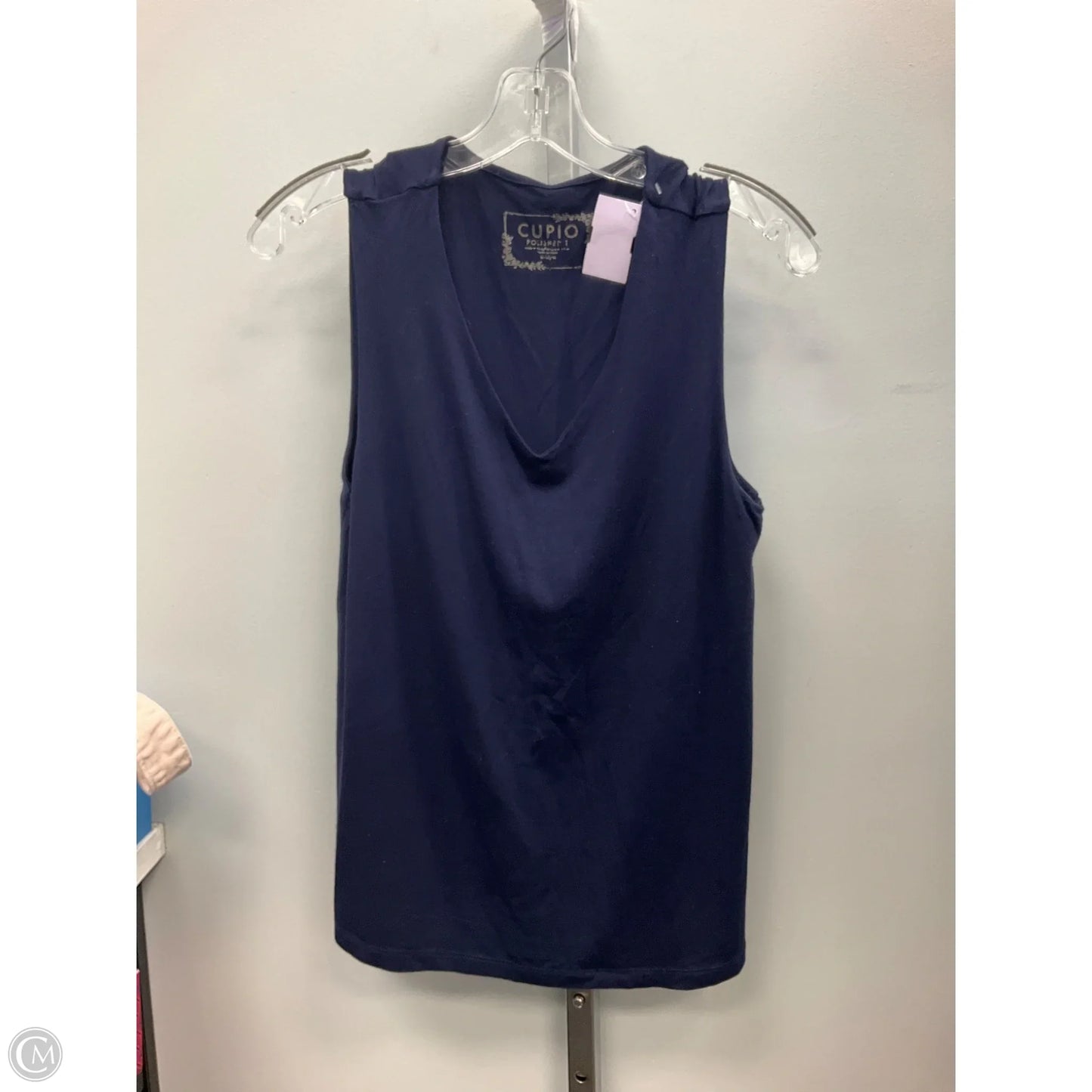 Top Sleeveless Basic By Cupio In Blue, Size: M