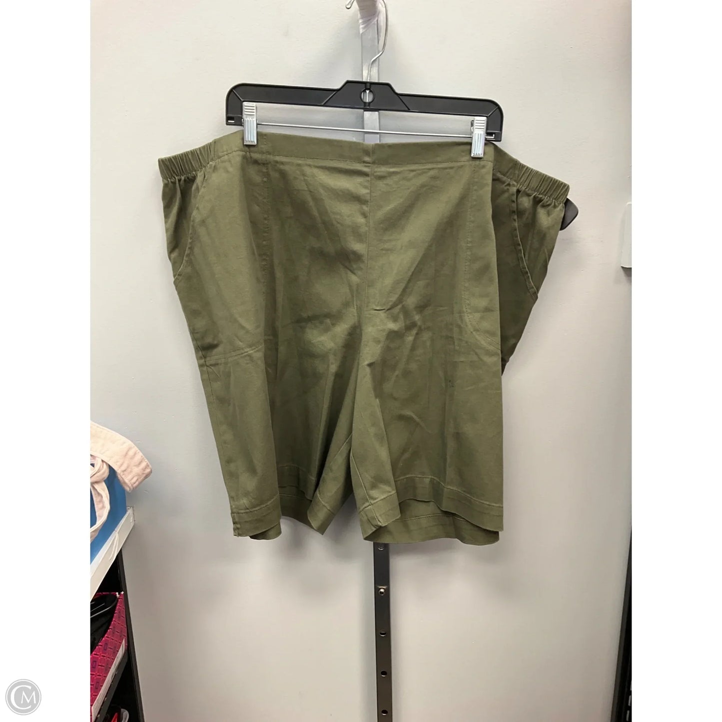Shorts By Just My Size In Green, Size: 4x