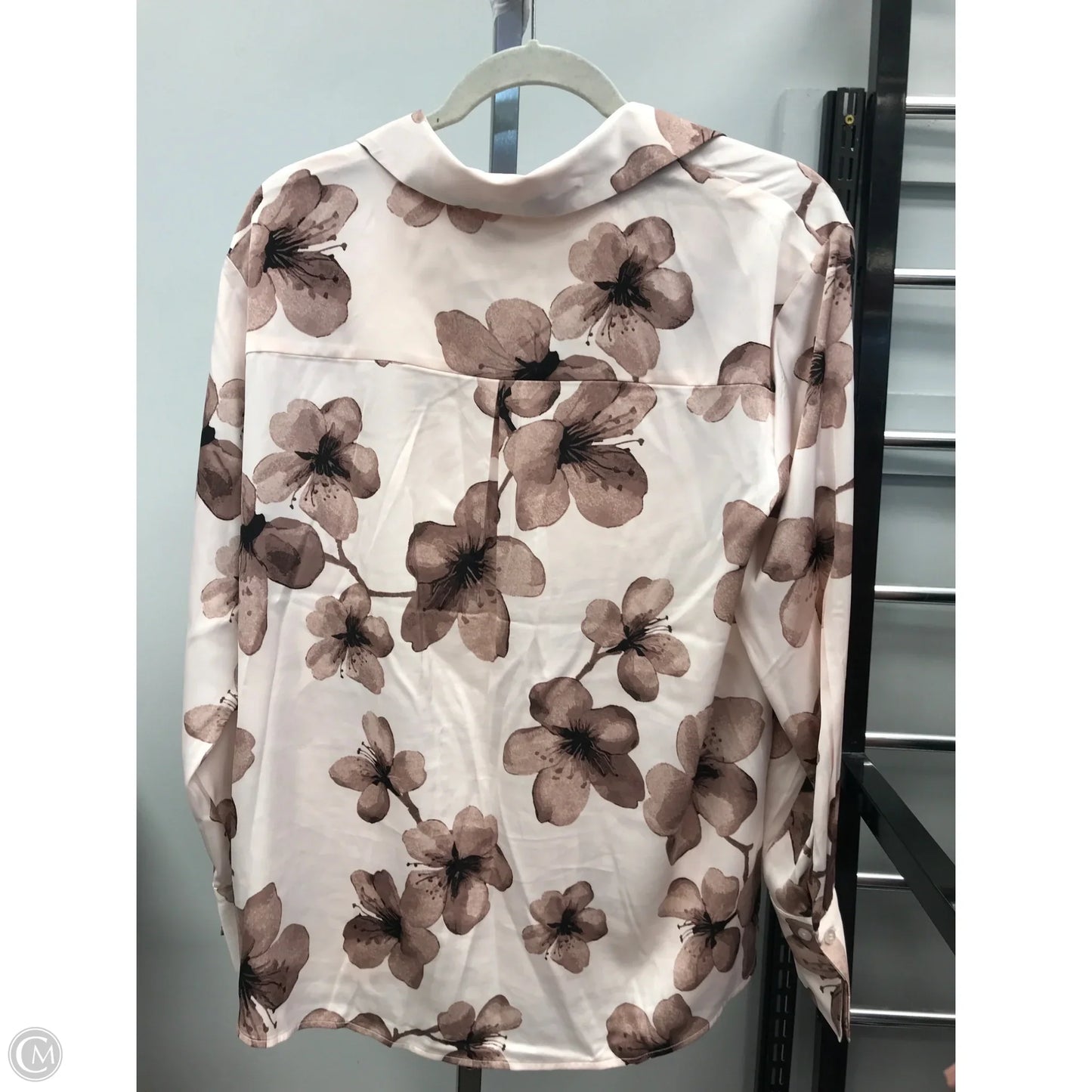 Top Long Sleeve By Maison Damelie In Pink, Size: M
