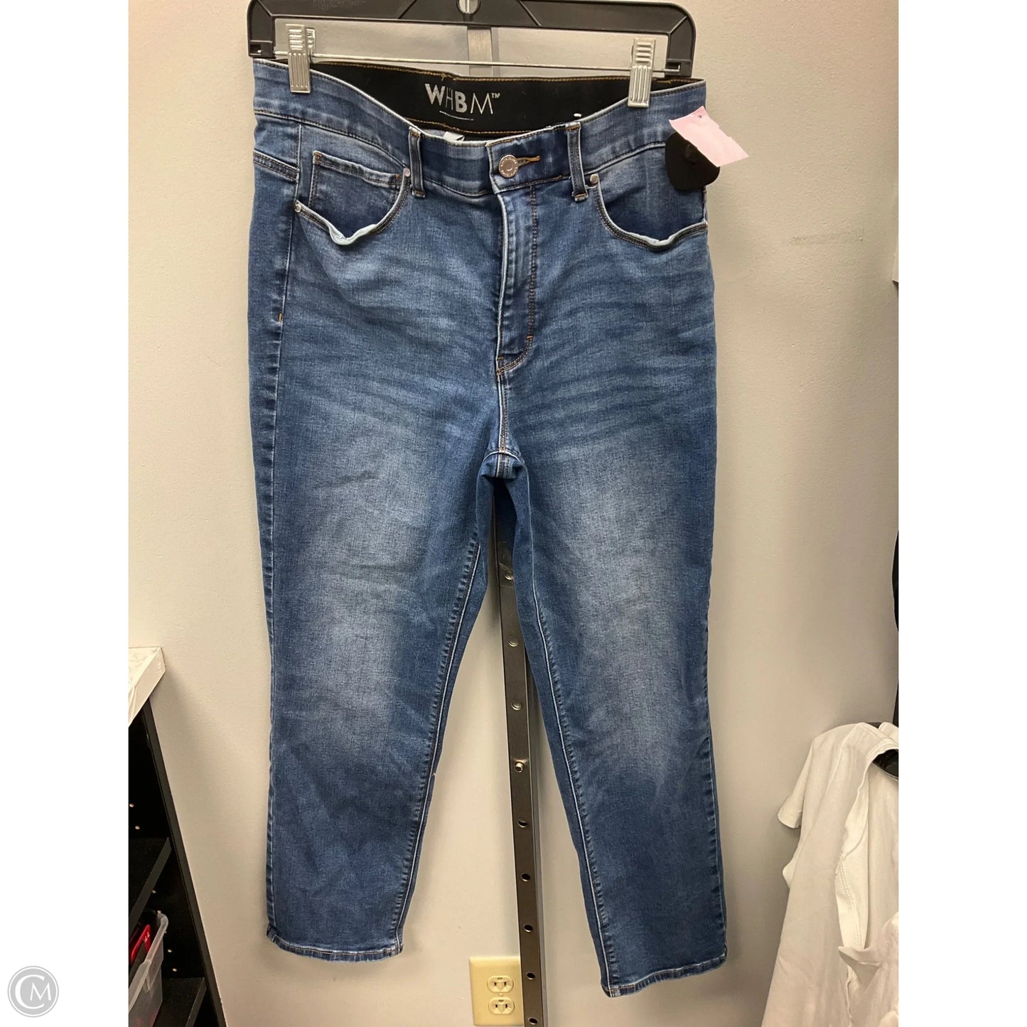 Jeans Straight By White House Black Market In Blue, Size: 10