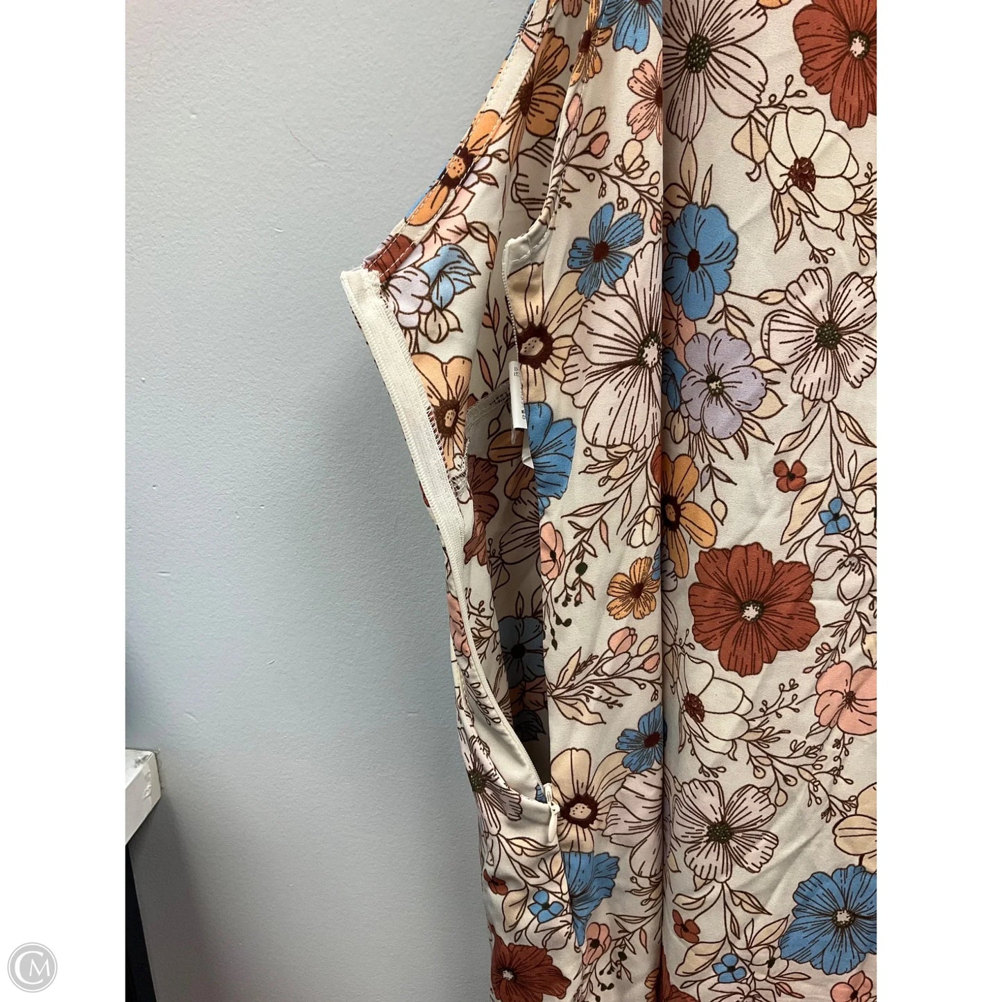 Jumpsuit By Emery Rose In Floral Print, Size: 1x