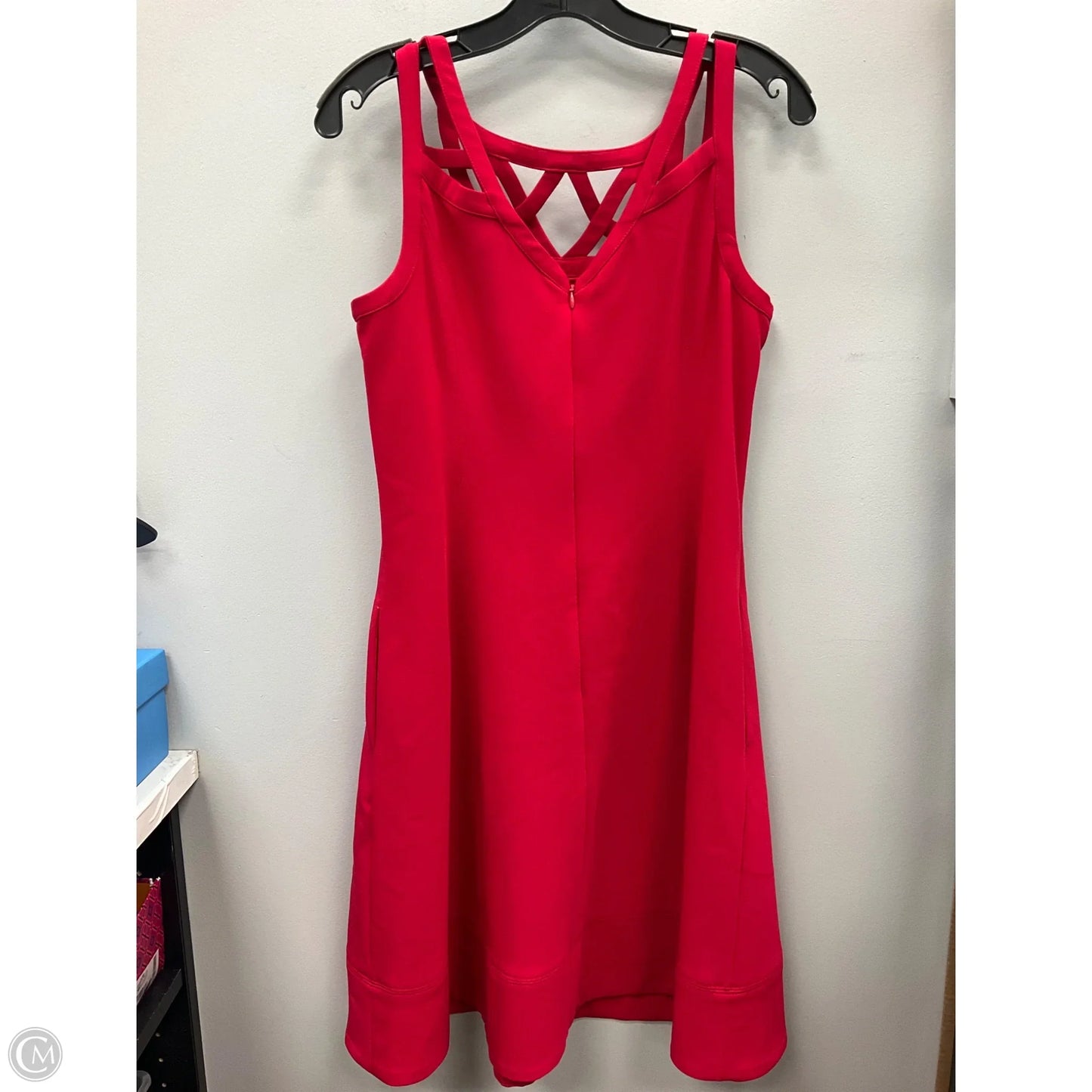 Dress Casual Short By White House Black Market In Red, Size: 6