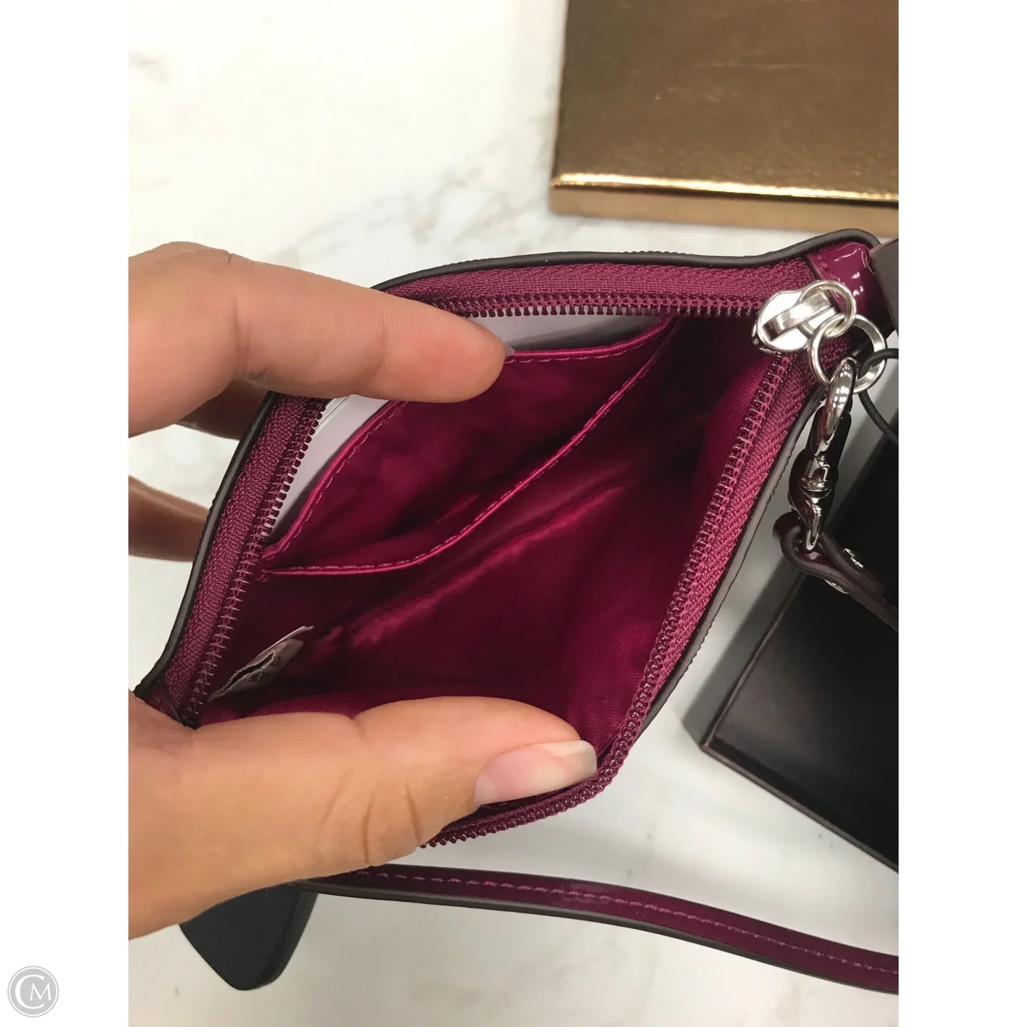 Wristlet Designer By Coach, Size: Small