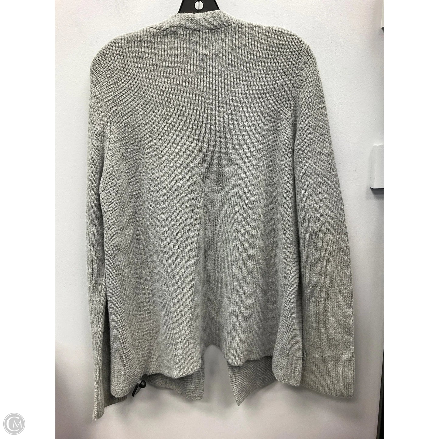 Sweater Cardigan By Banana Republic In Grey, Size: M