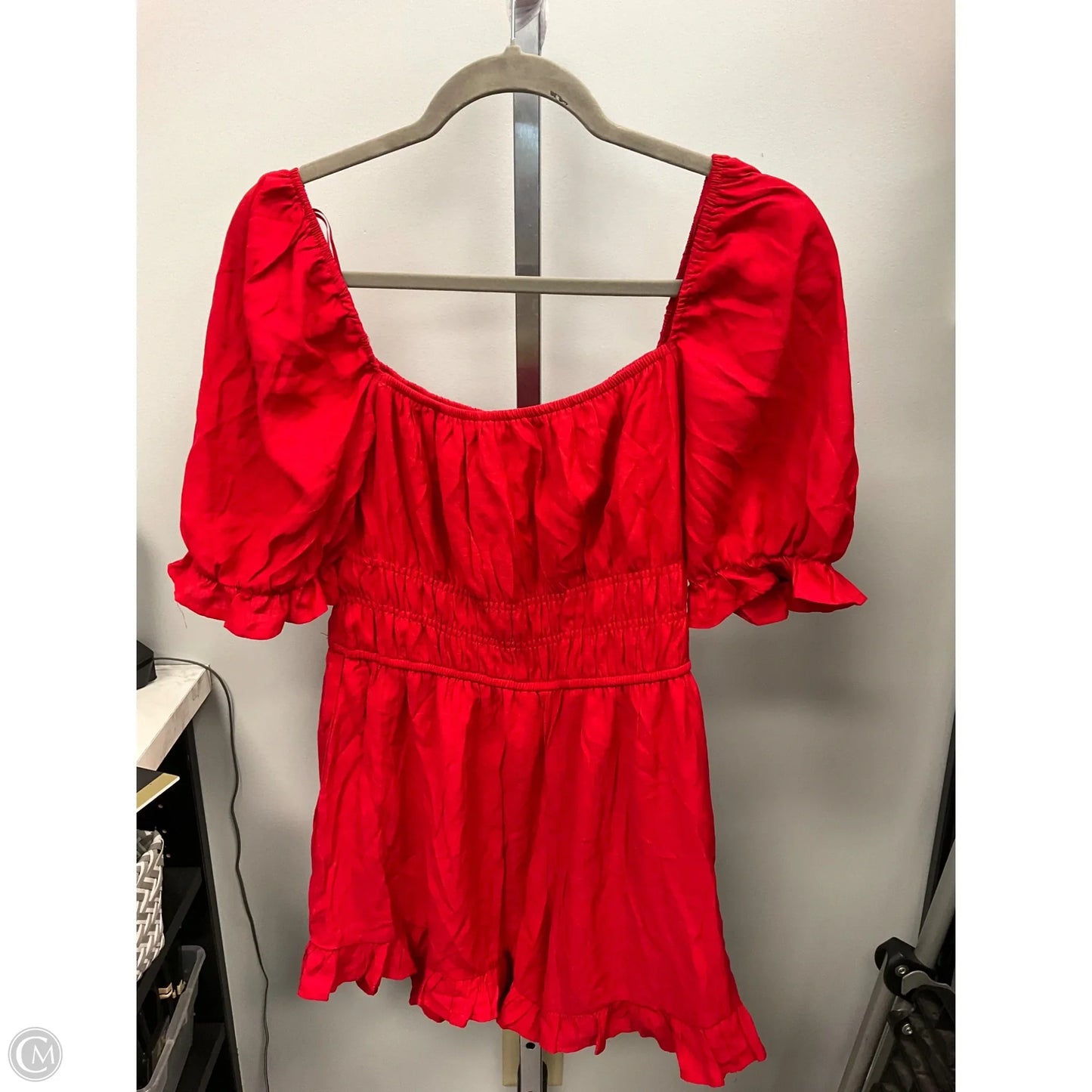 Romper By Blue Rain In Red, Size: L