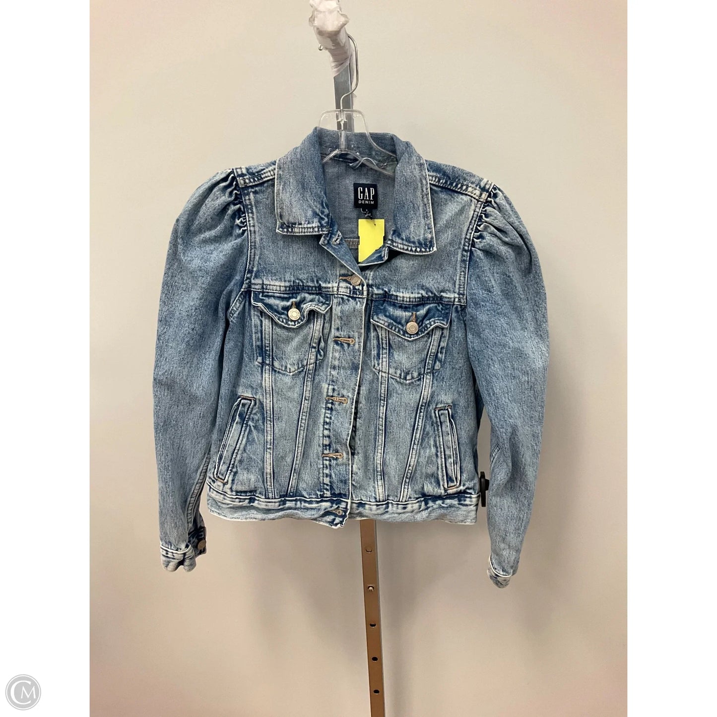 Jacket Denim By Gap In Blue, Size: S