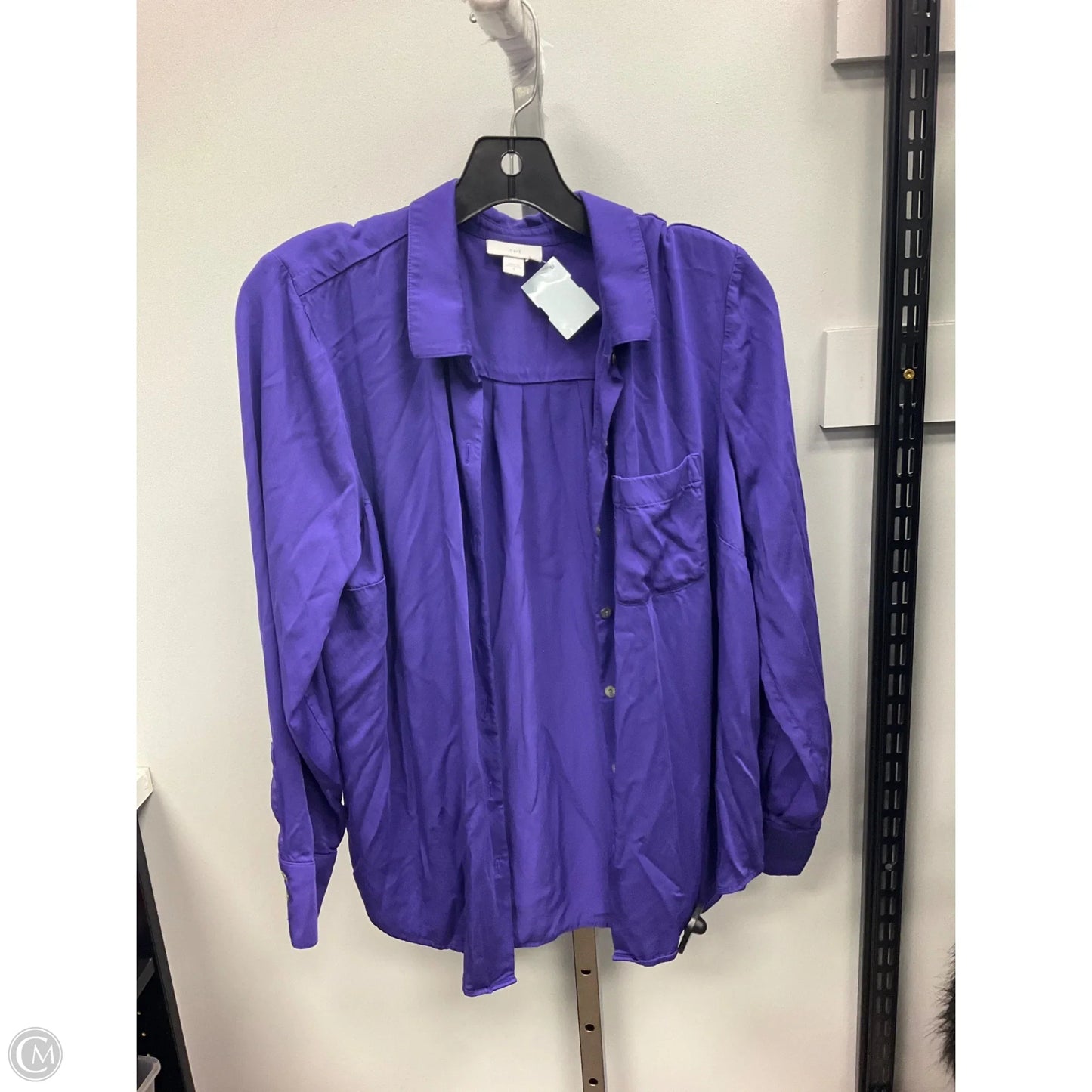 Top Long Sleeve By J. Jill In Purple, Size: S