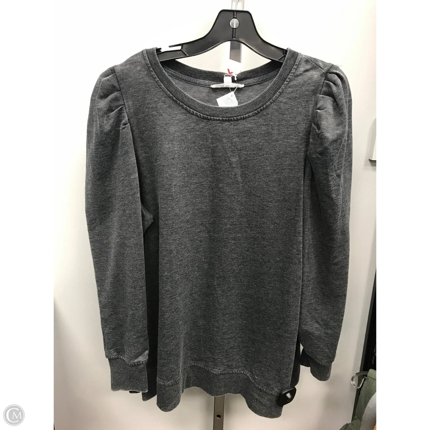 Top Long Sleeve By Jane And Delancey In Grey, Size: 1x