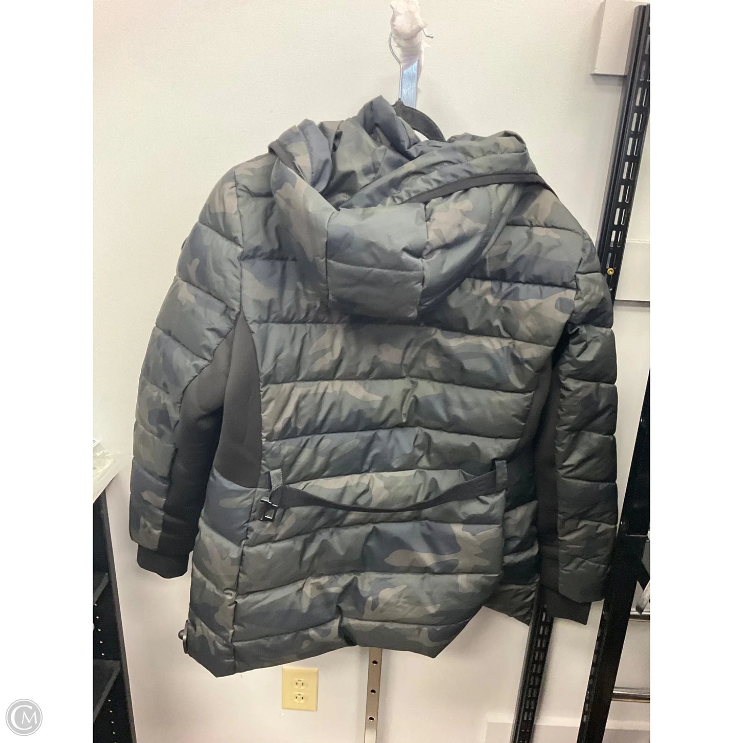 Coat Puffer & Quilted By Michael By Michael Kors In Camouflage Print, Size: Xl