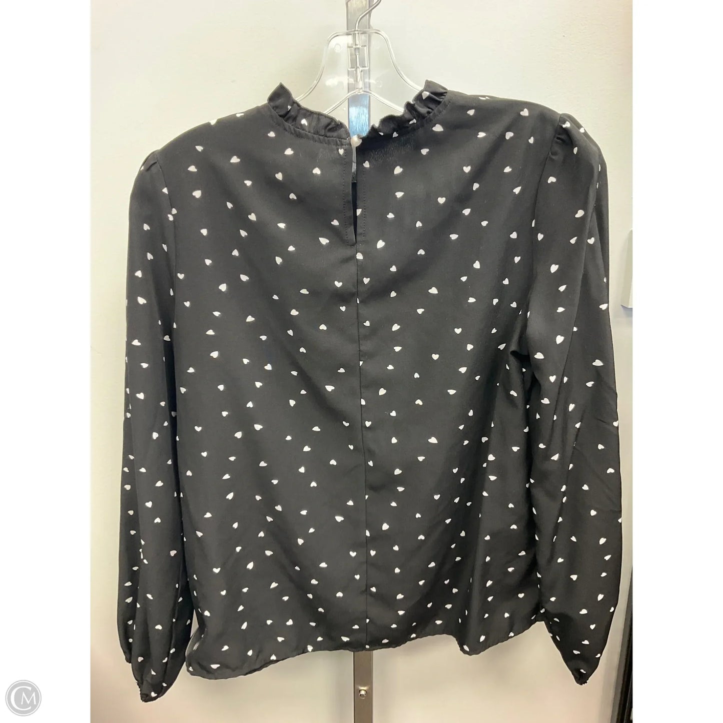 Top Long Sleeve By Shein In Black, Size: Xs