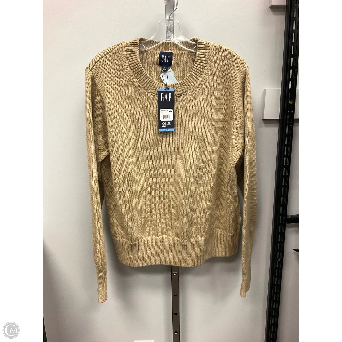 Sweater By Gap In Tan, Size: L