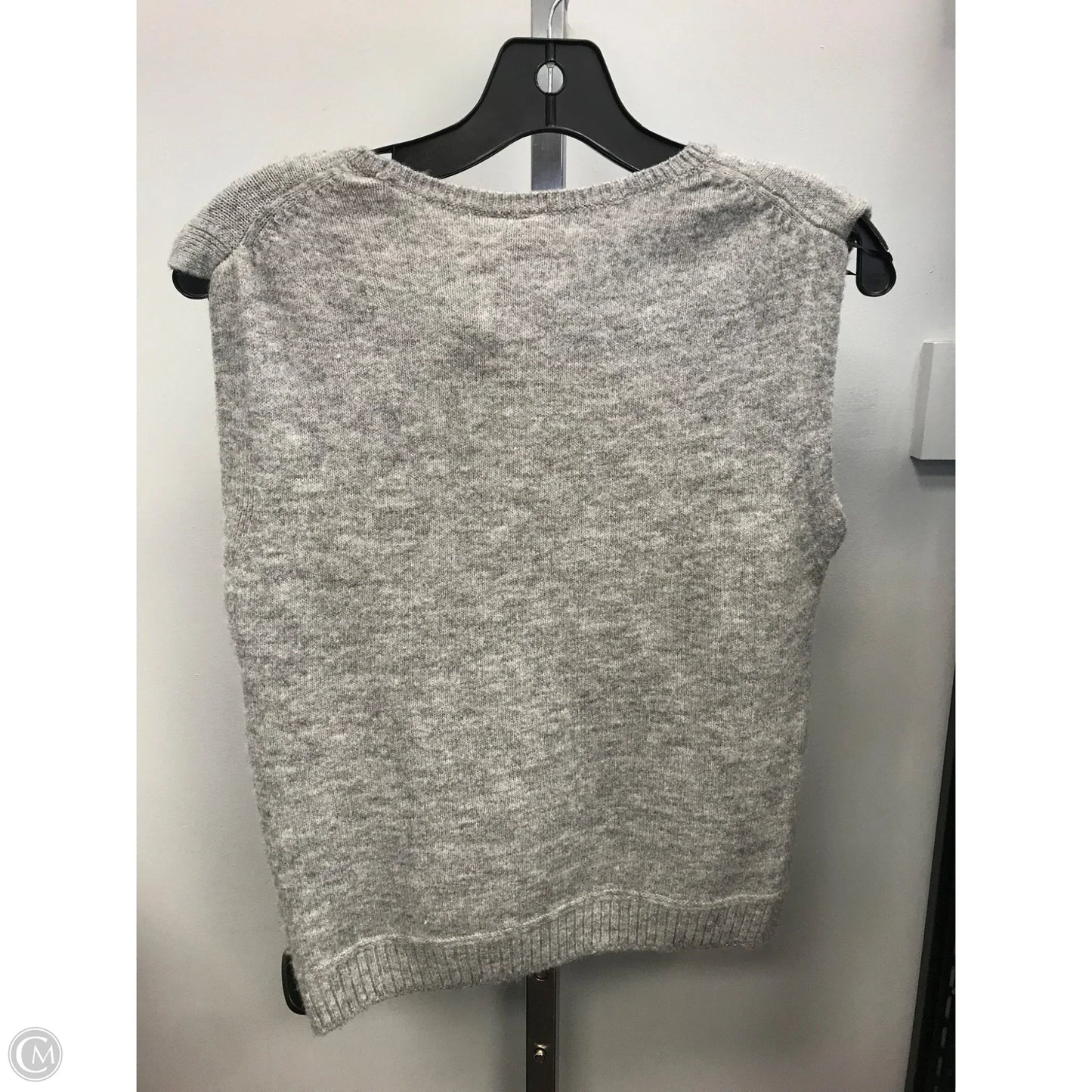 Vest Sweater By Divided In Grey, Size: M