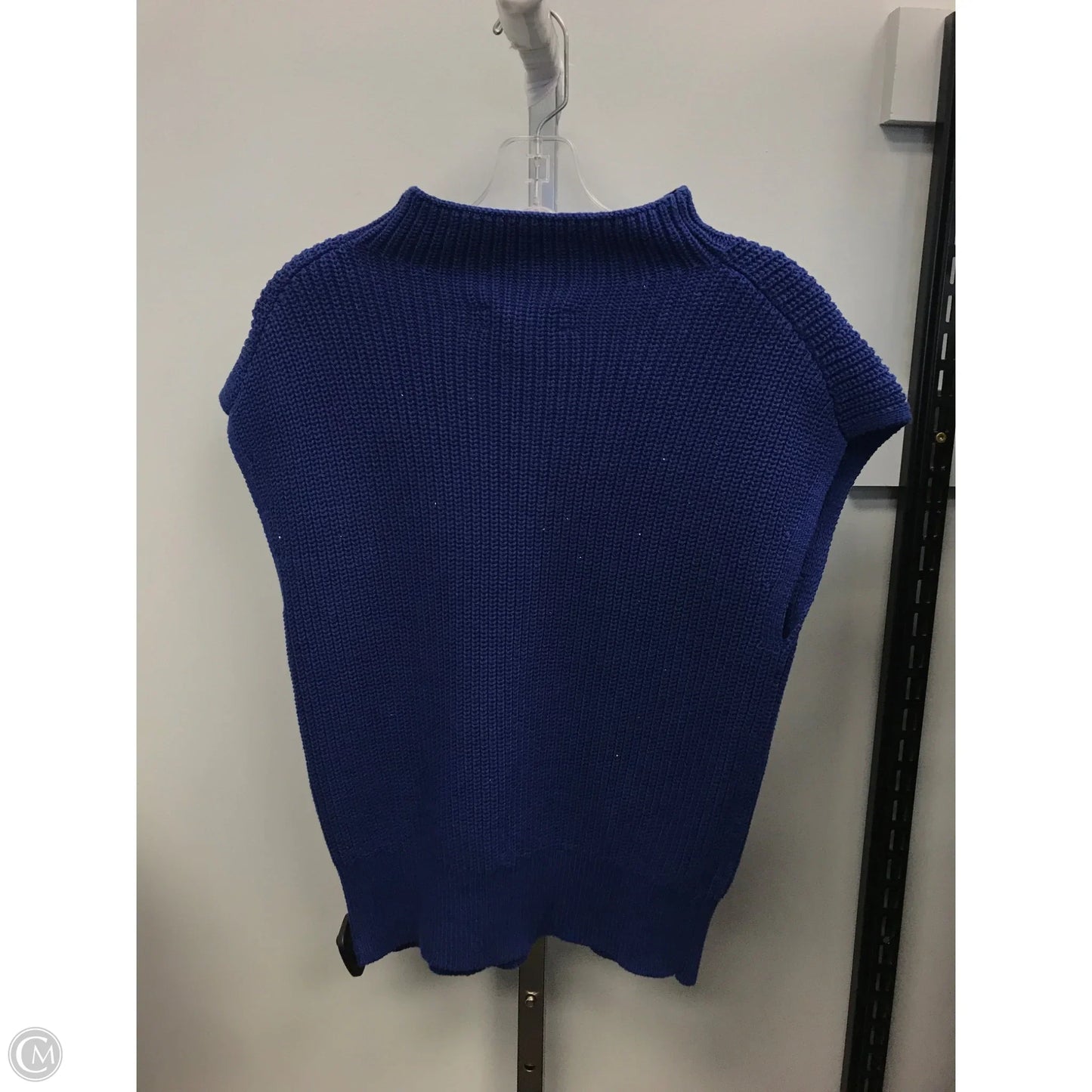 Vest Sweater By Loft In Blue, Size: M