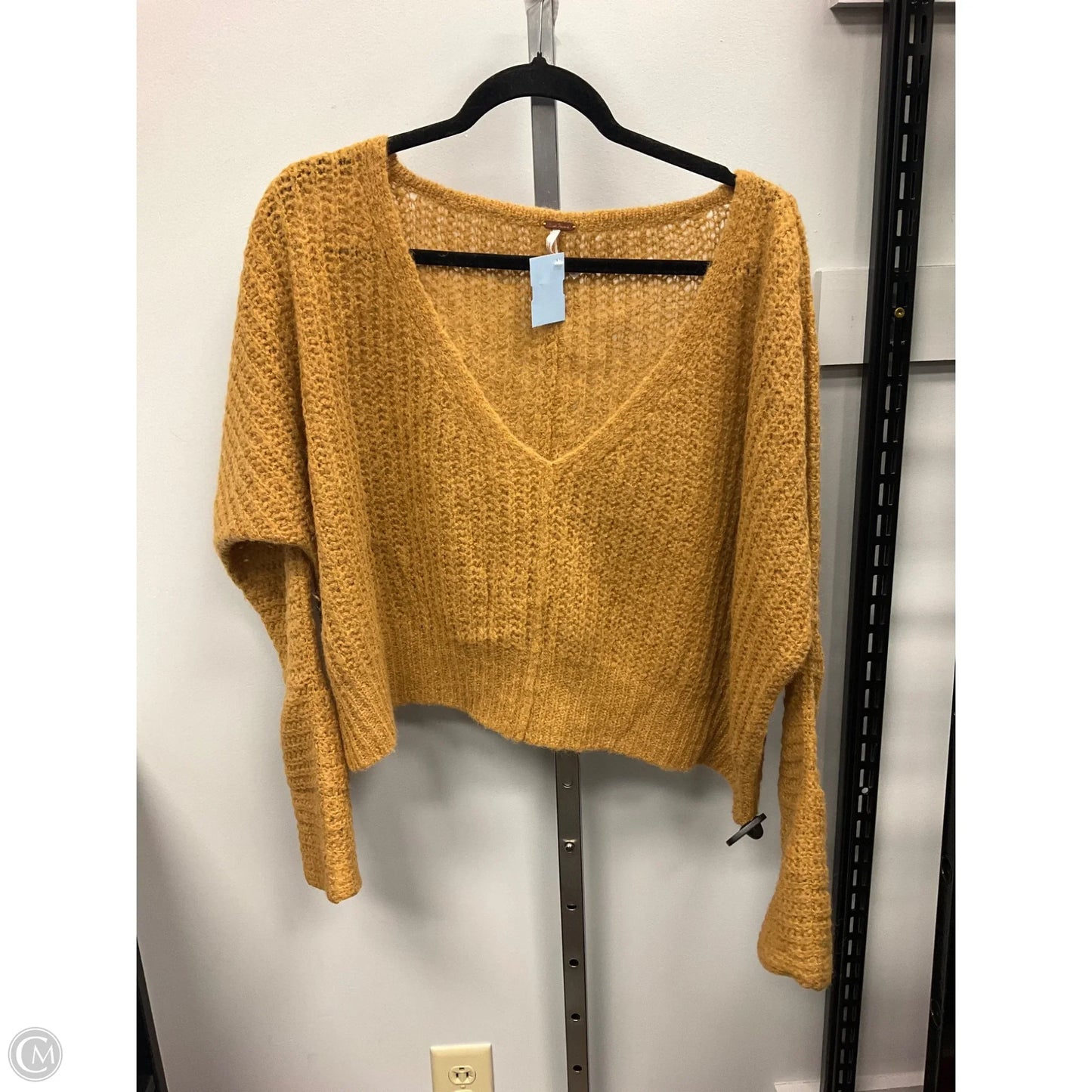 Sweater By Free People In Gold, Size: Xs