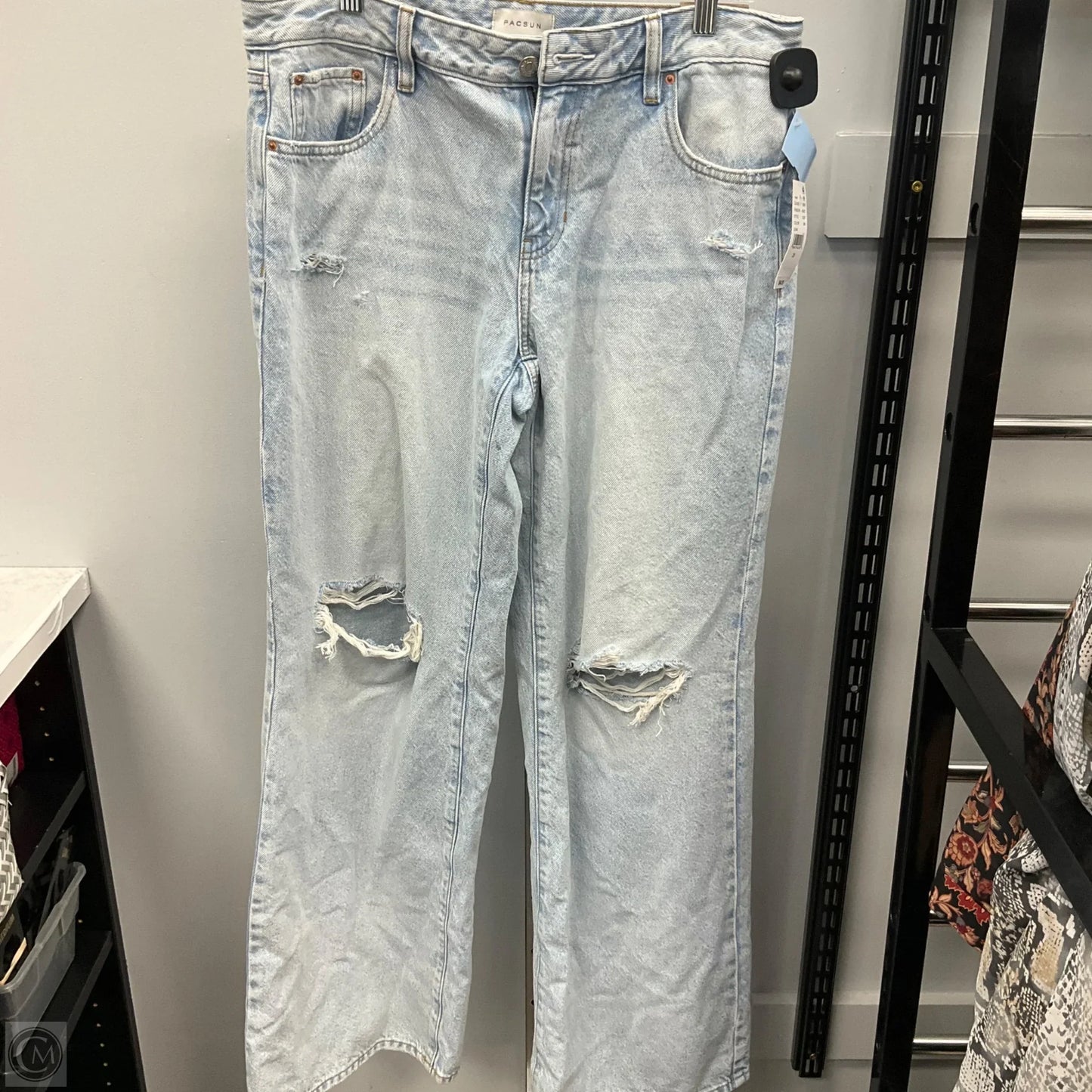 Jeans Wide Leg By Pacsun In Blue, Size: 8