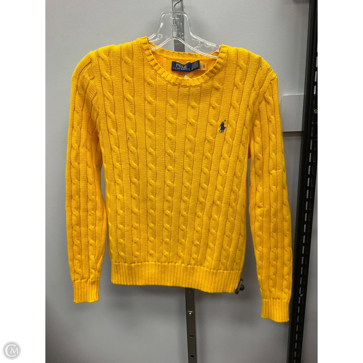 Sweater By Polo Ralph Lauren In Yellow, Size: S
