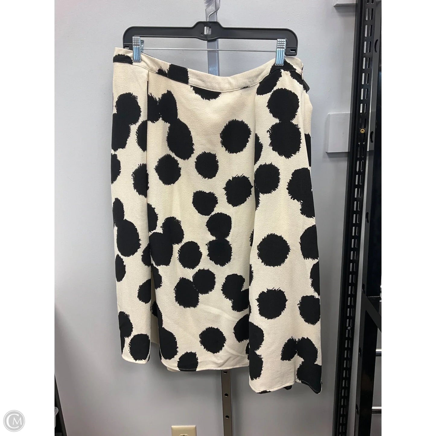 Skirt Midi By Who What Wear In Polkadot Pattern, Size: 16