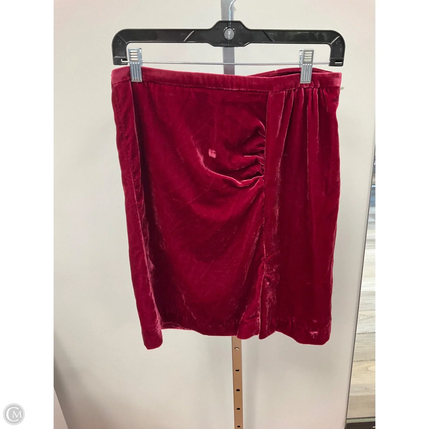 Skirt Mini & Short By Anthropologie In Maroon, Size: 8