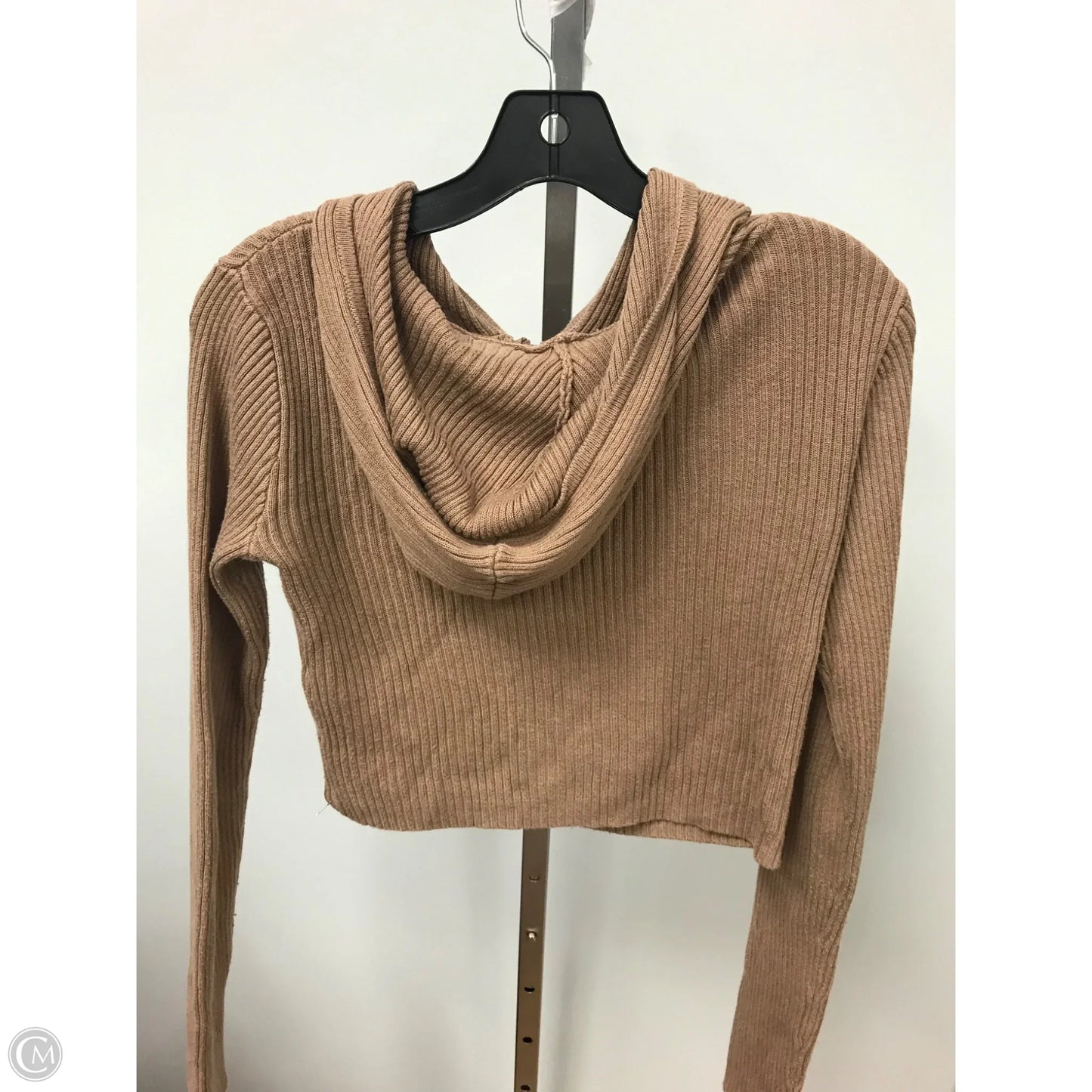 Top Long Sleeve By Hollister In Brown, Size: S