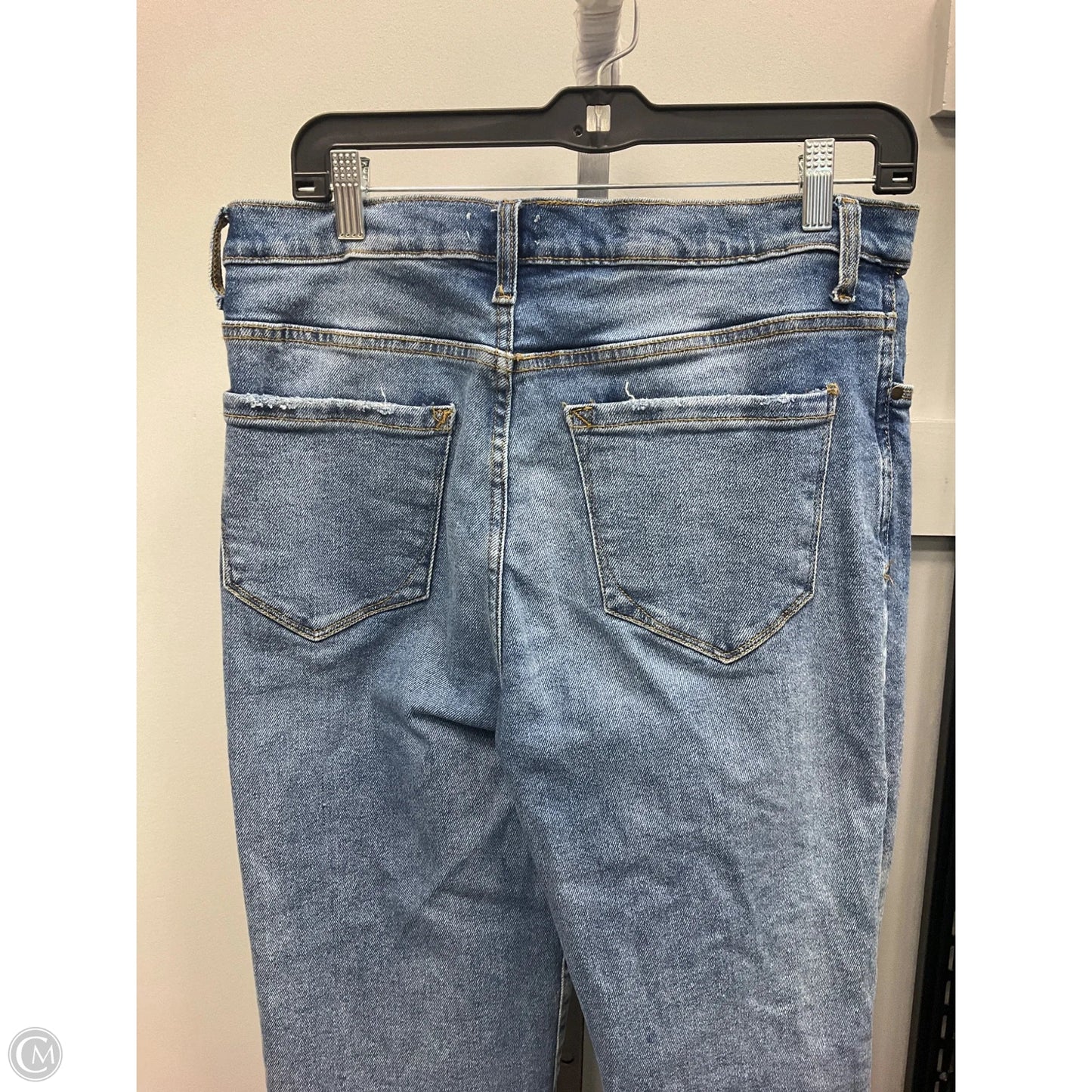 Jeans Straight By Kensie In Blue Denim, Size: 12