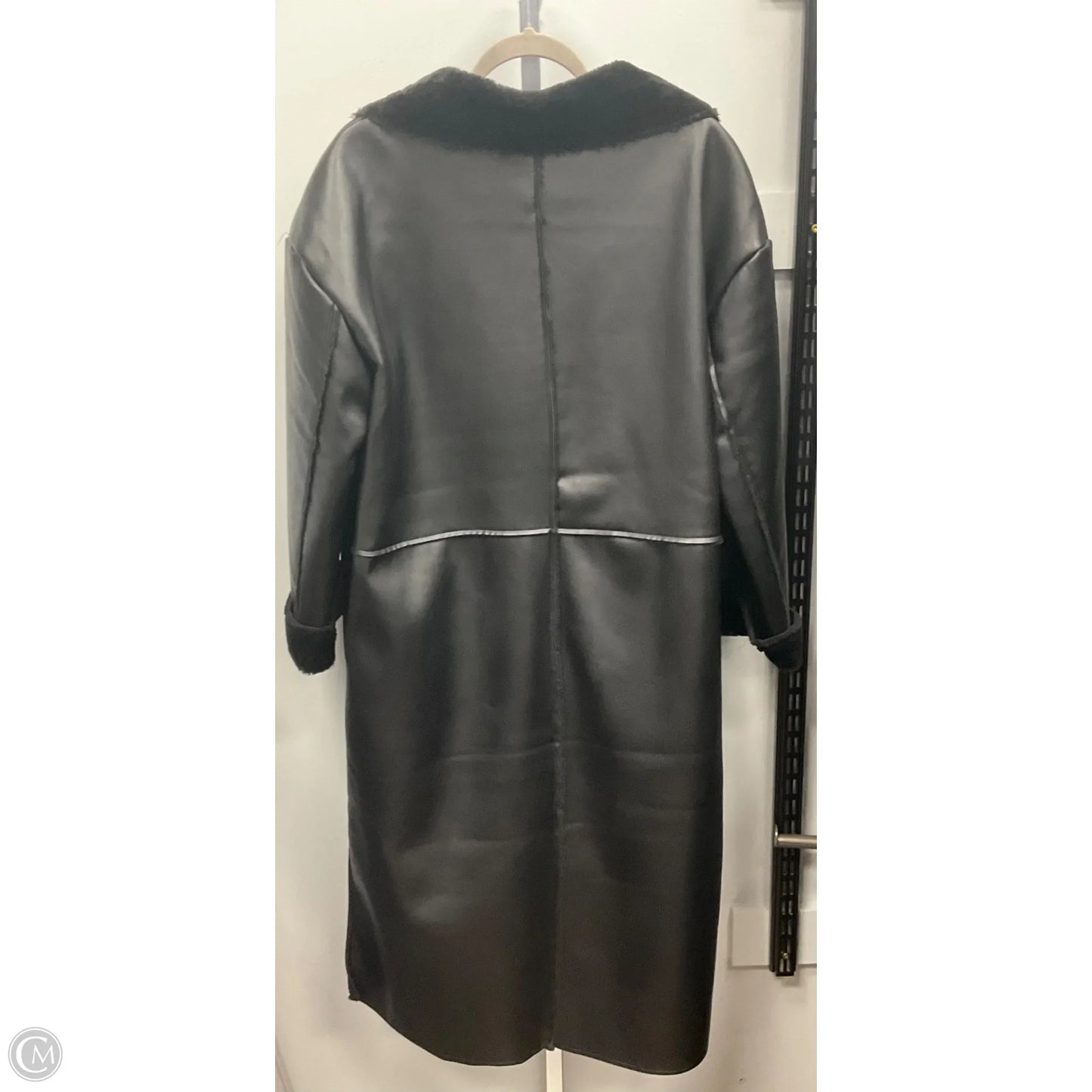 Coat Leather By Cmc In Black, Size: L