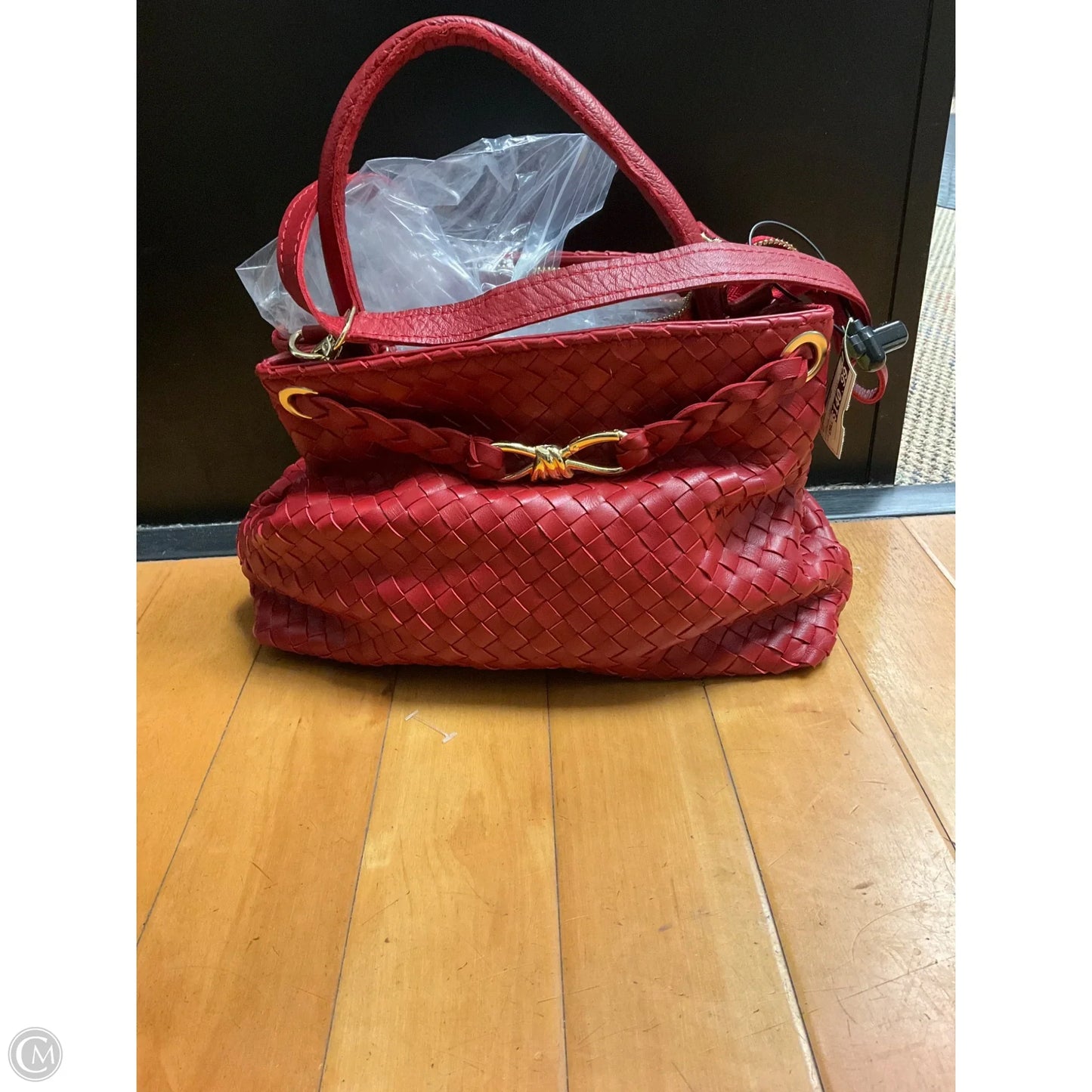 Handbag Leather By Cma, Size: Small